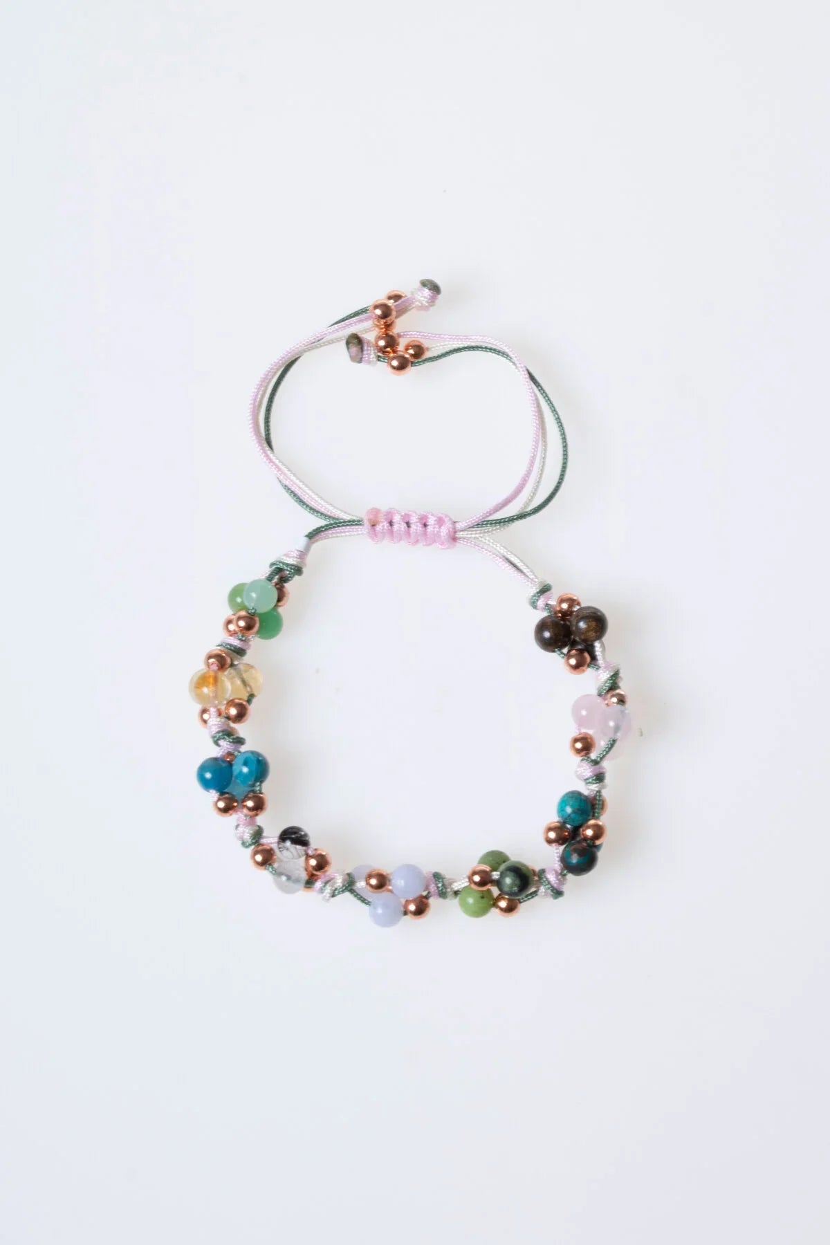 Laboratory Certified Taurus Zodiac Natural Stone Macramé Bracelet