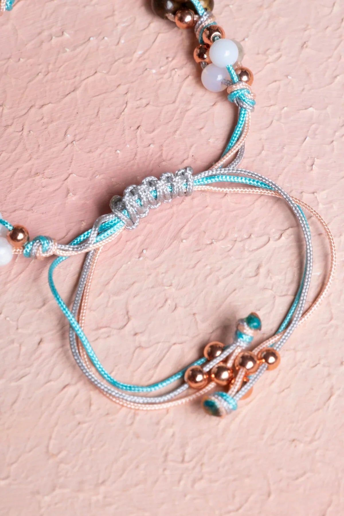 Laboratory Certified Cancer Zodiac Natural Stone Macramé Bracelet