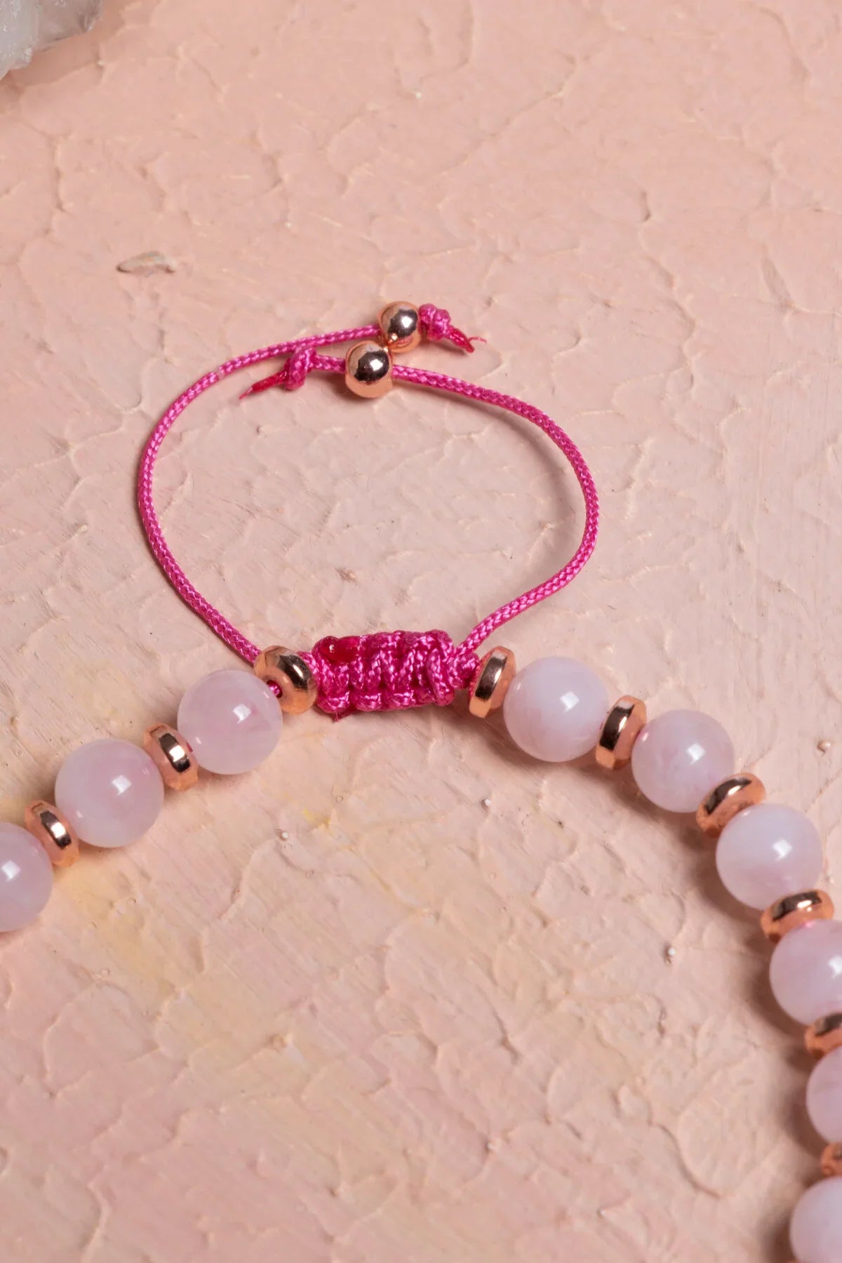 Laboratory Certified Rose Quartz & Citrine Faceted Natural Stone Bracelet