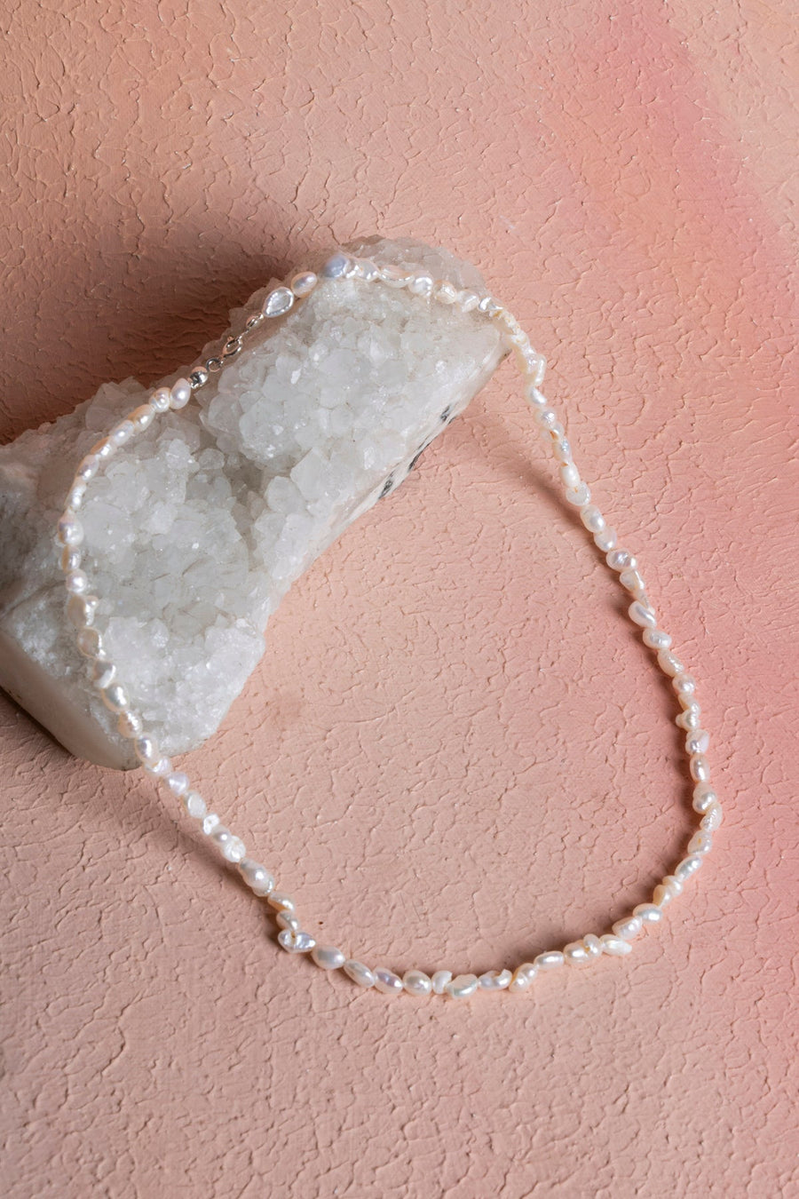 Laboratory Certified Pearl Natural Stone Necklace