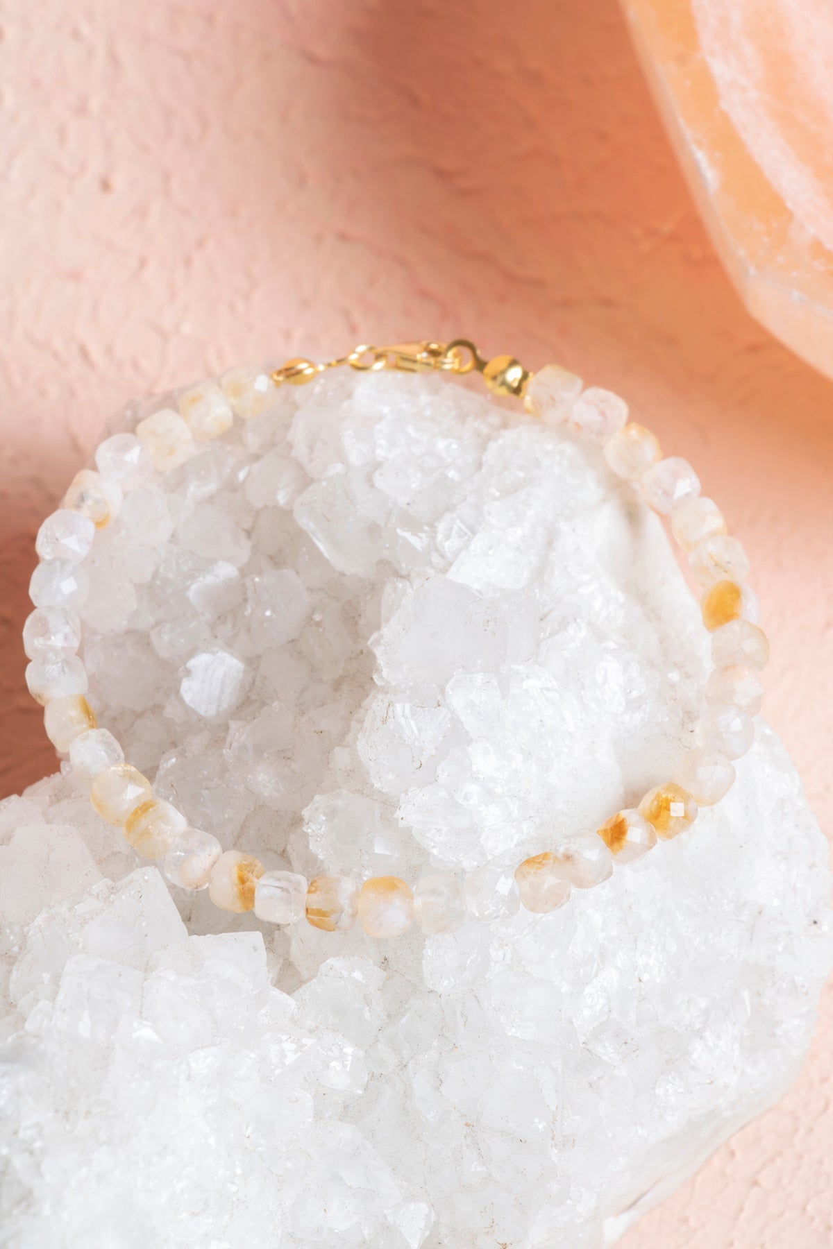 Laboratory Certified Citrine Natural Stone Bracelet