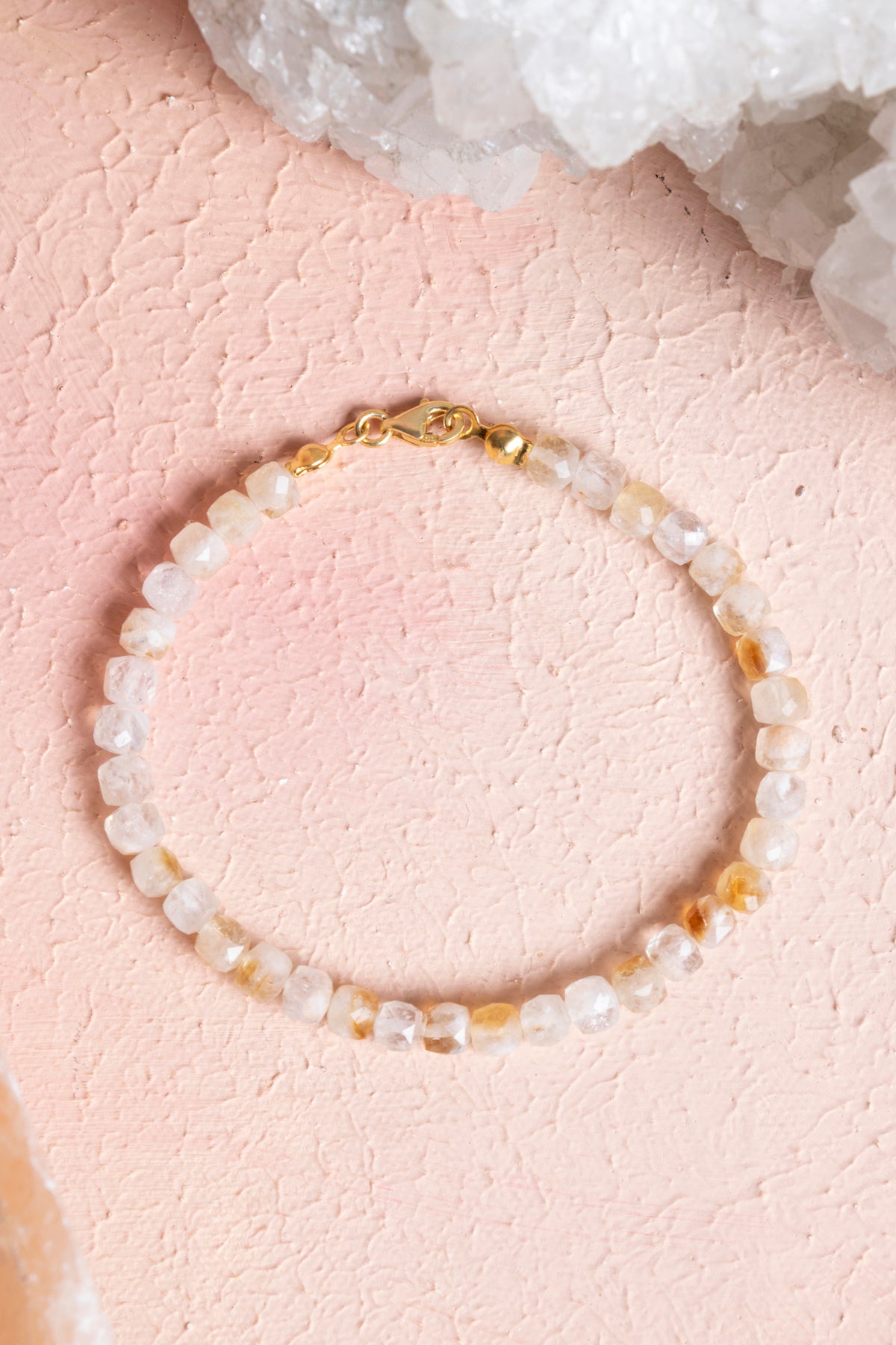 Laboratory Certified Citrine Natural Stone Bracelet