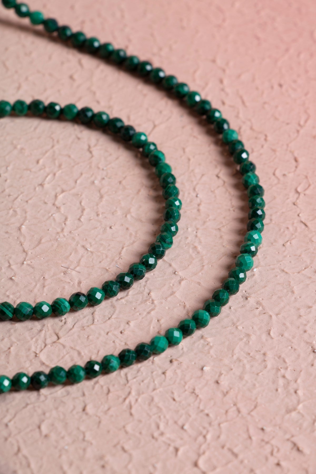 Laboratory Certified Malachite Natural Stone Necklace & Bracelet Set