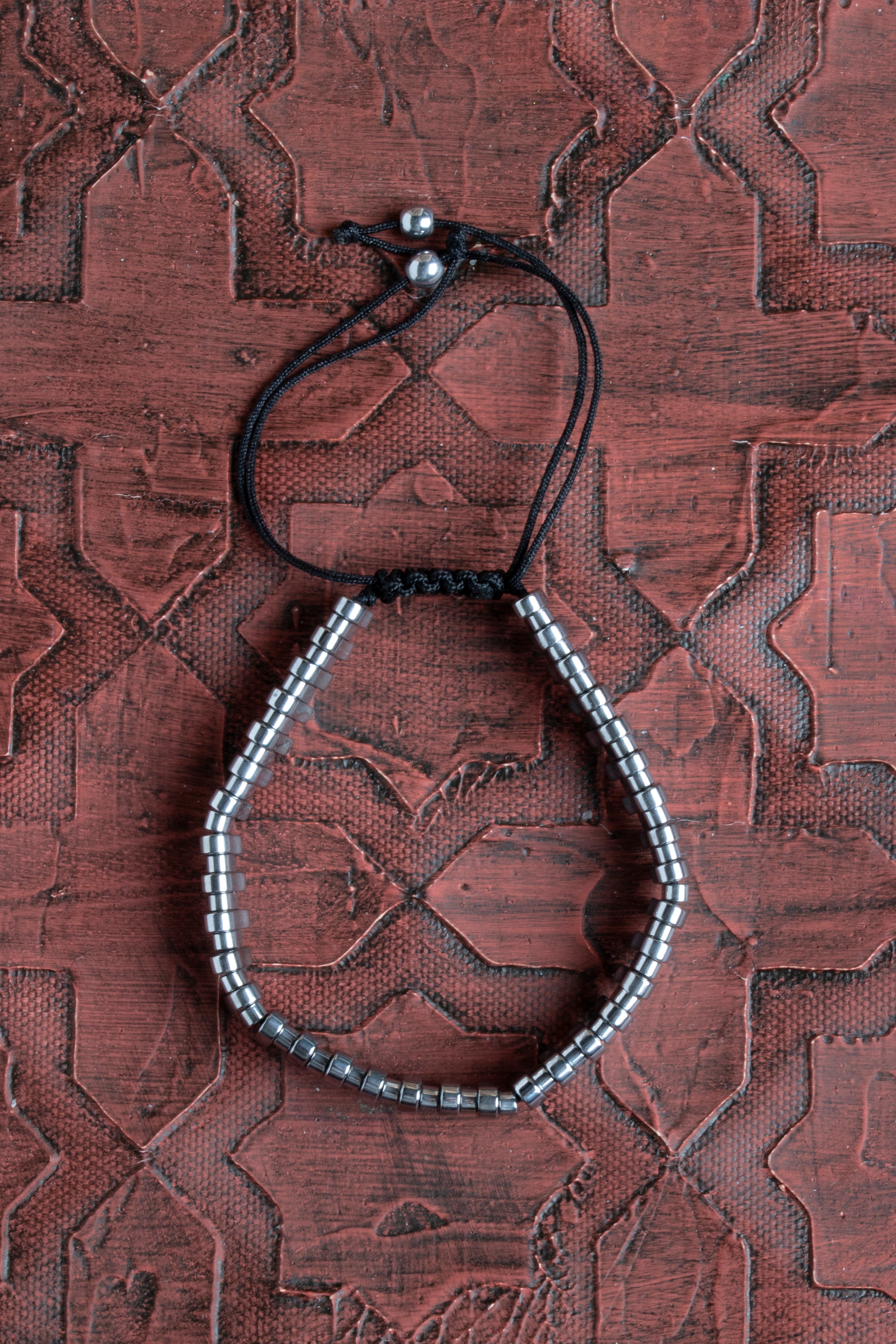 Laboratory Certified Hematite Natural Stone Bracelet