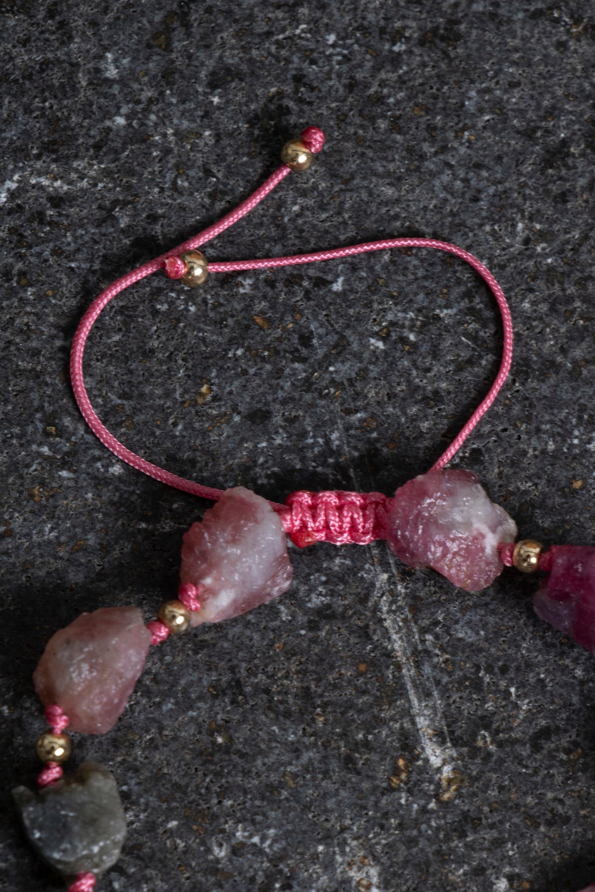 Laboratory Certified Tourmaline & Hematite Natural Stone Bracelet