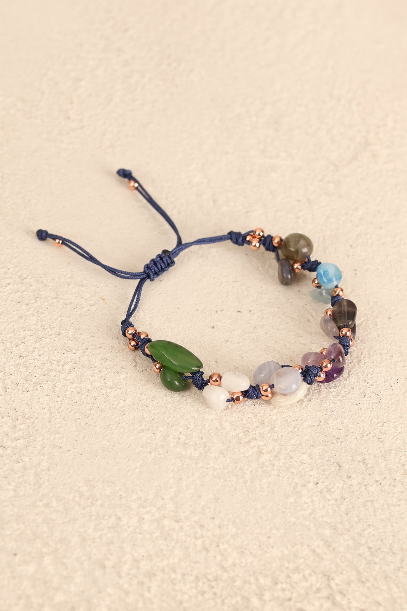 Laboratory Certified Aquarius Zodiac Natural Stone Bracelet