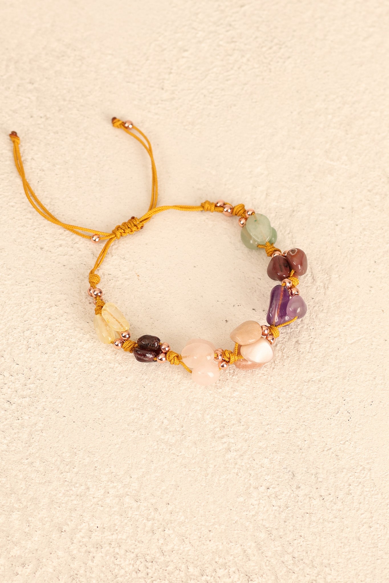 Laboratory Certified Aries Zodiac Natural Stone Bracelet