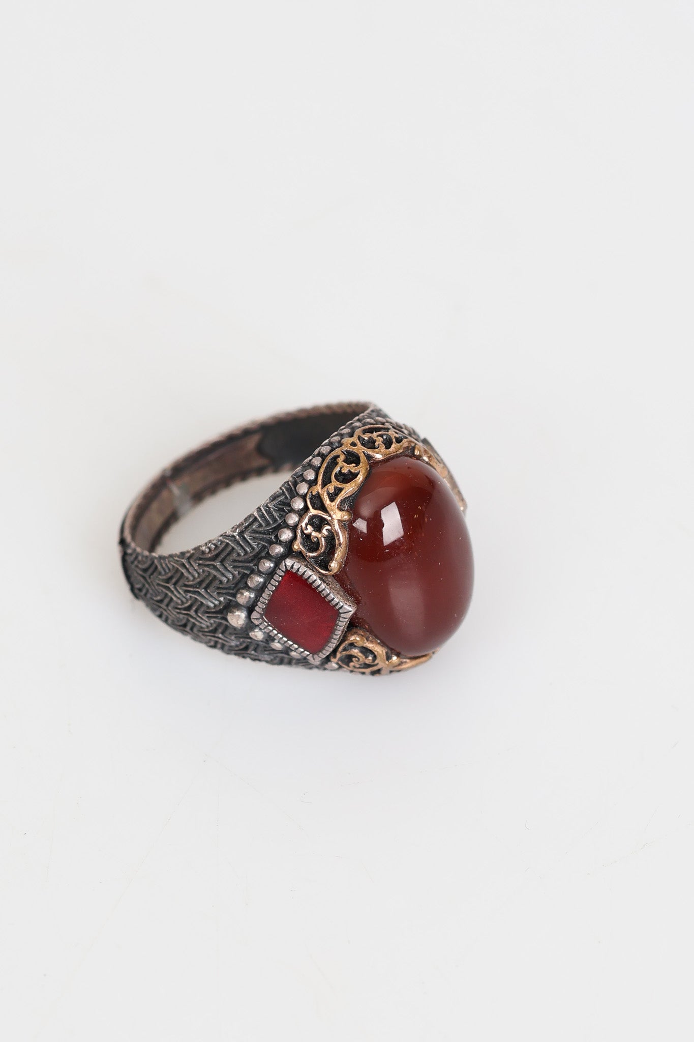 Laboratory Certified Natural Agate 925 Sterling Silver Ring