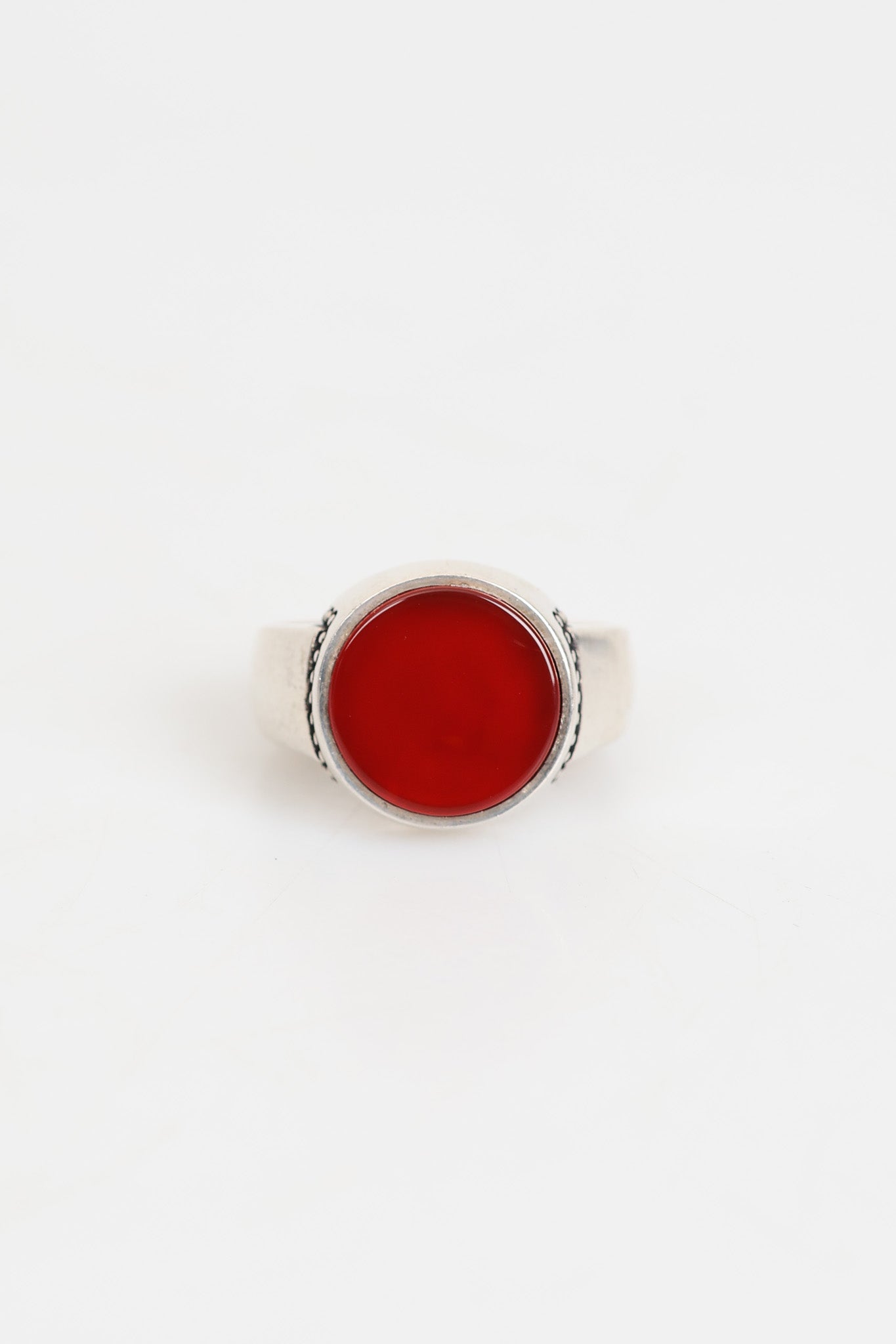 Laboratory Certified Natural Agate 925 Sterling Silver Ring