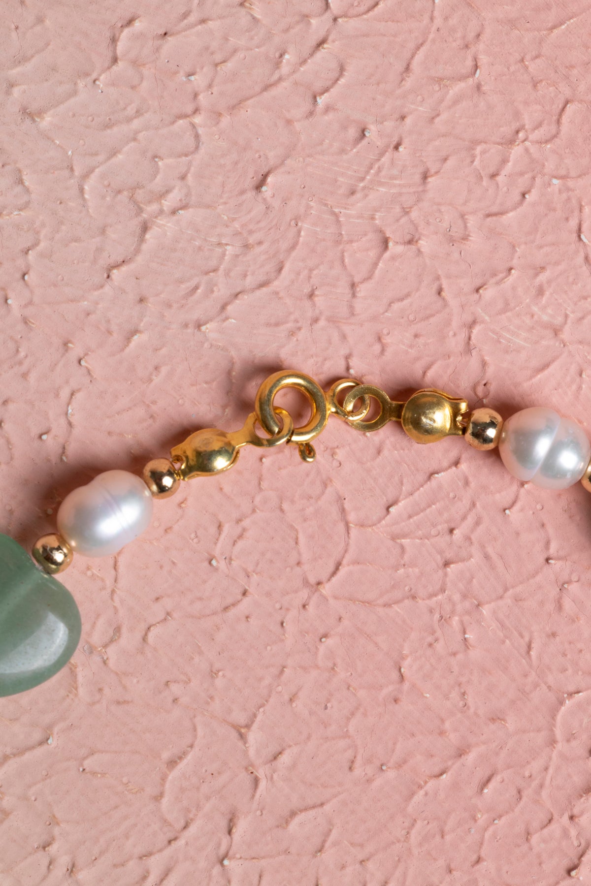 Laboratory Certified Pearl & Aventurine Natural Stone Bracelet