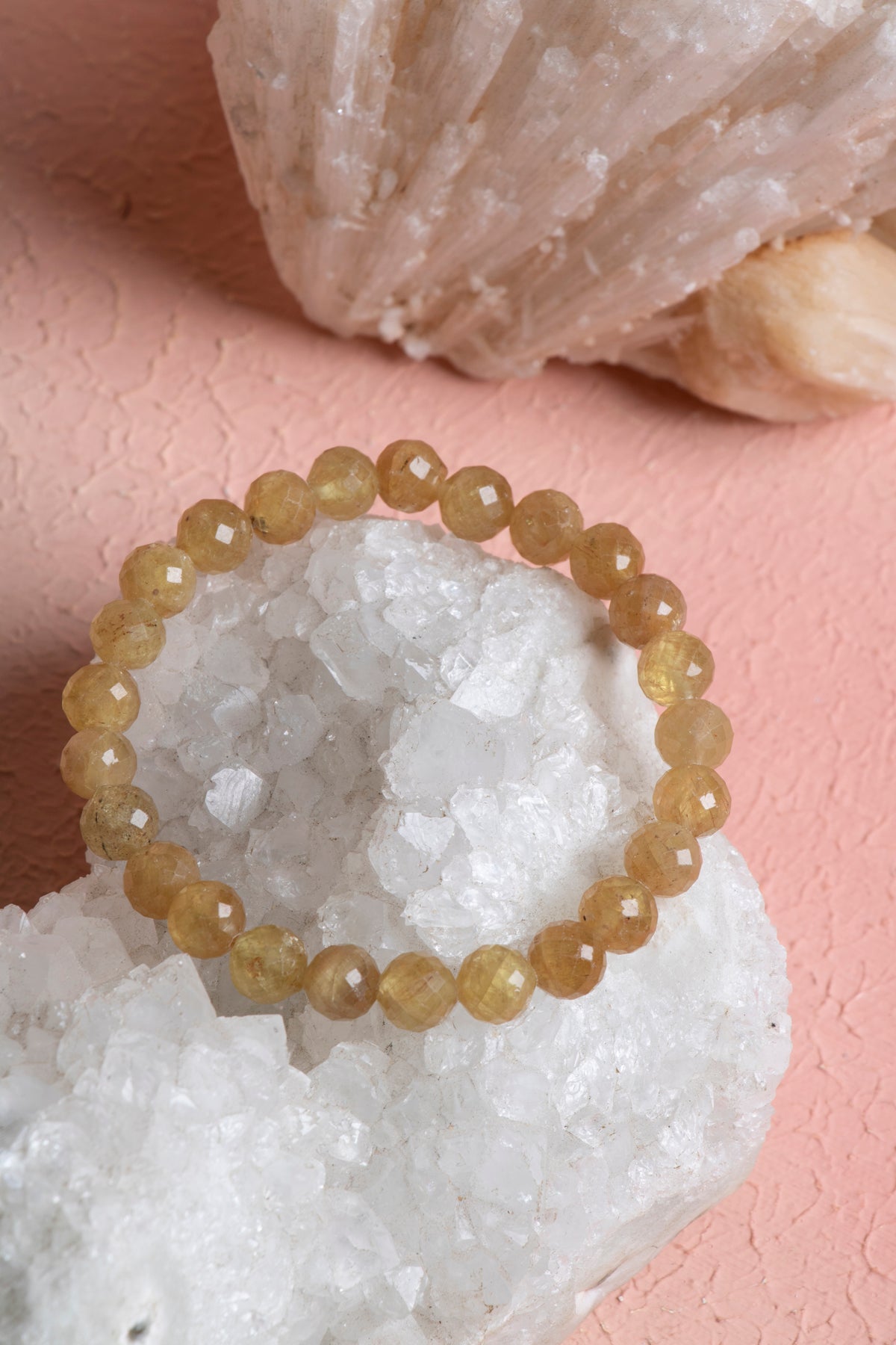 Laboratory Certified Rutilated Quartz Natural Stone Bracelet