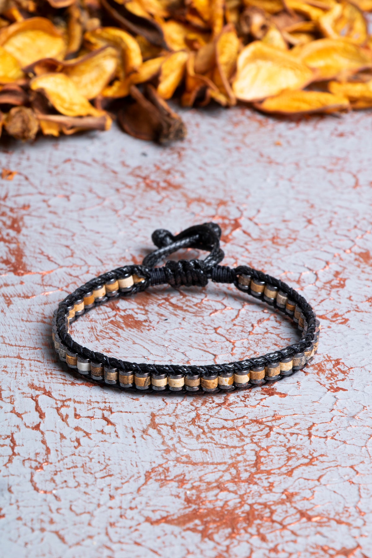 Laboratory Certified Jasper Natural Stone Bracelet