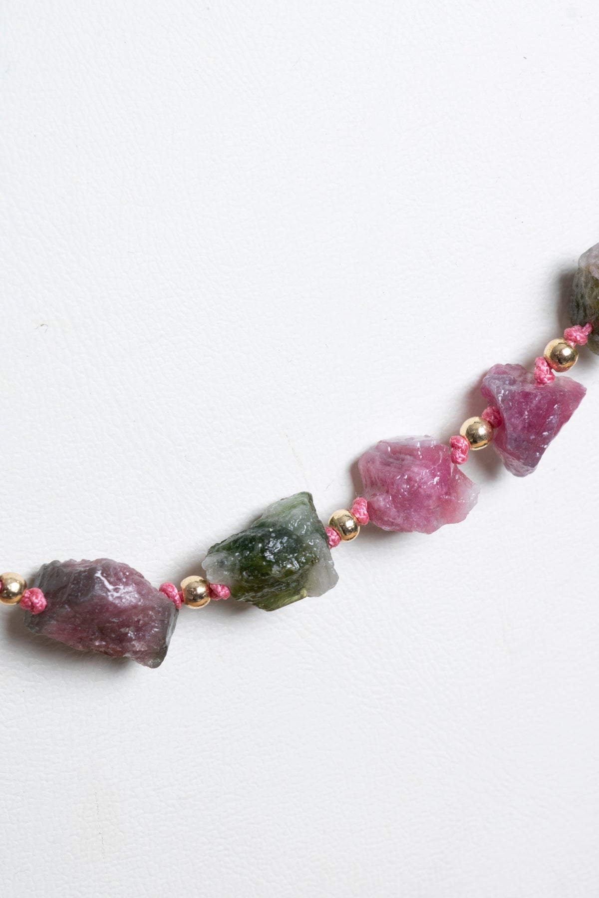 Laboratory Certified Tourmaline & Hematite Natural Stone Necklace