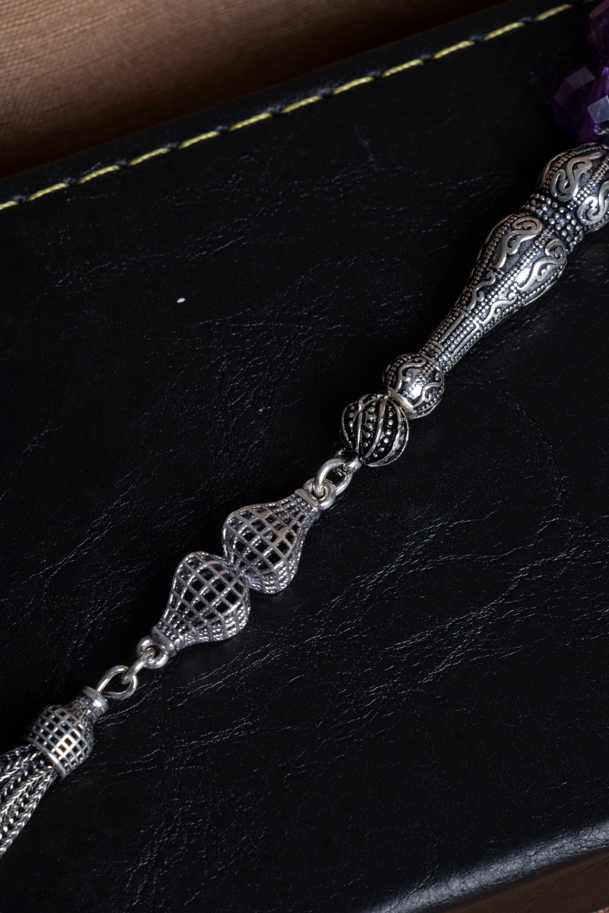 Laboratory Certified Amethyst Natural Stone Prayer Beads 33 Beads – 8 mm