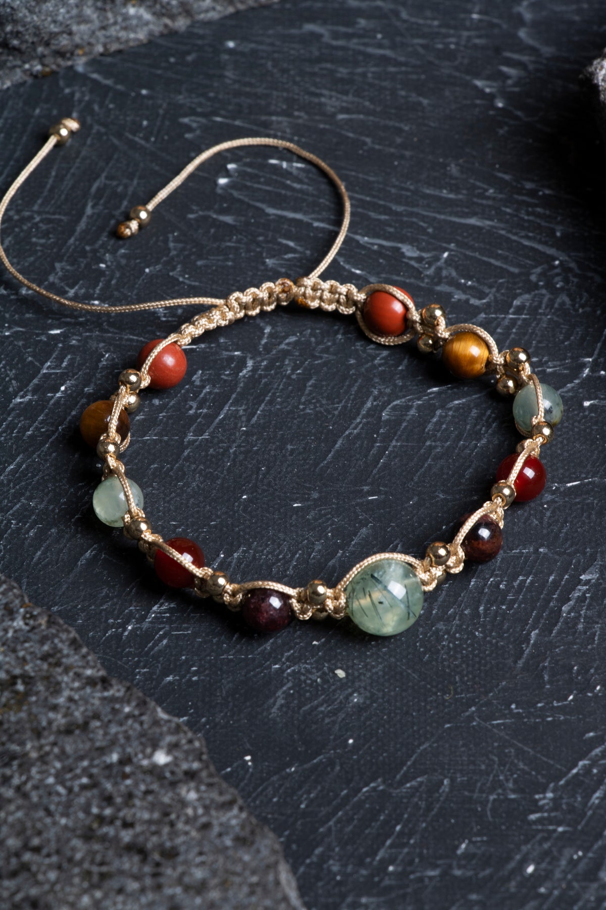Laboratory Certified Capricorn Zodiac Natural Stone Bracelet