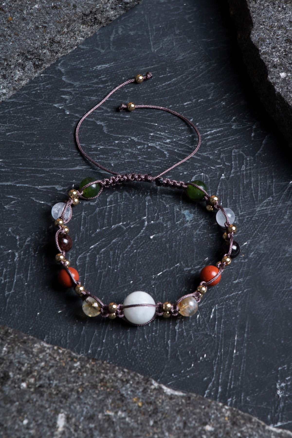 Laboratory Certified Scorpio Zodiac Natural Stone Bracelet