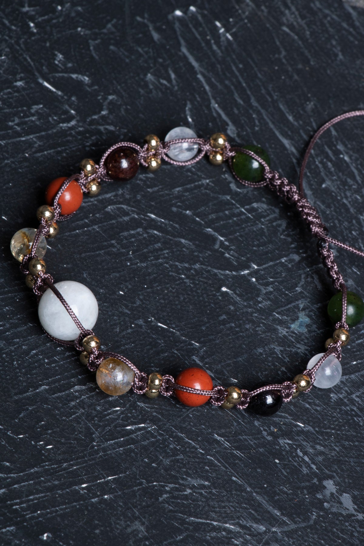 Laboratory Certified Scorpio Zodiac Natural Stone Bracelet