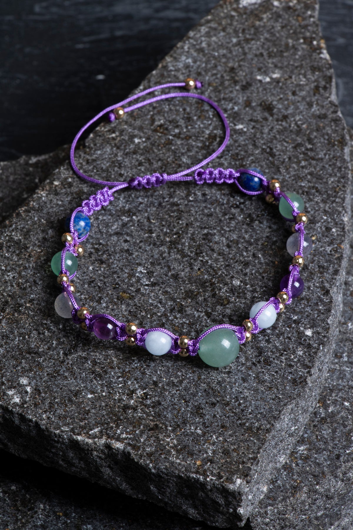 Laboratory Certified Sagittarius Zodiac Natural Stone Bracelet