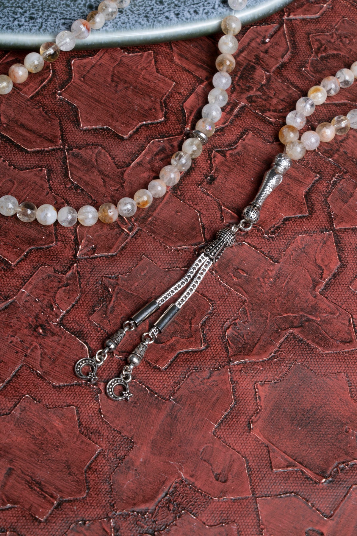 Laboratory Certified Citrine Natural Stone Prayer Beads 99 Beads – 6 mm