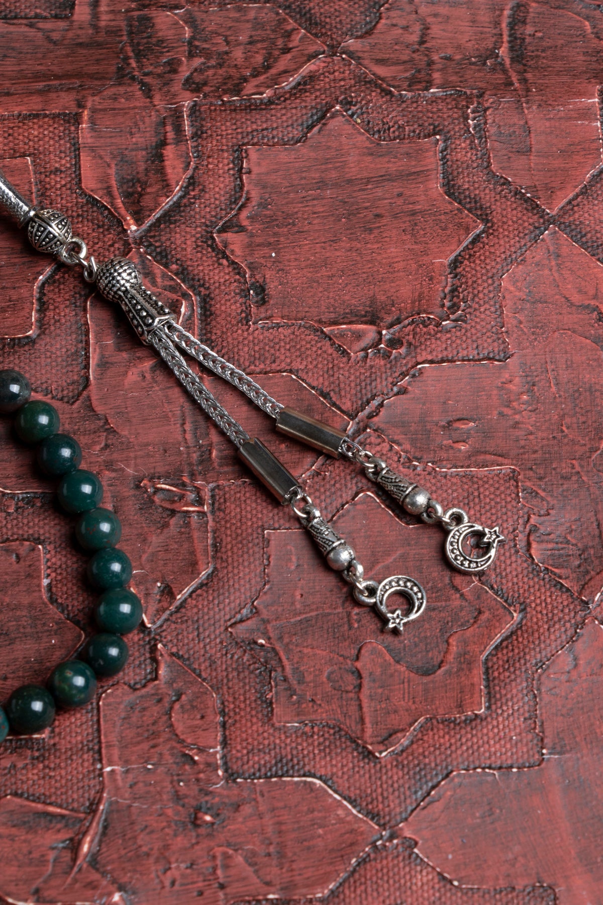 Laboratory Certified Bloodstone Natural Stone Prayer Beads 99 Beads – 6 mm