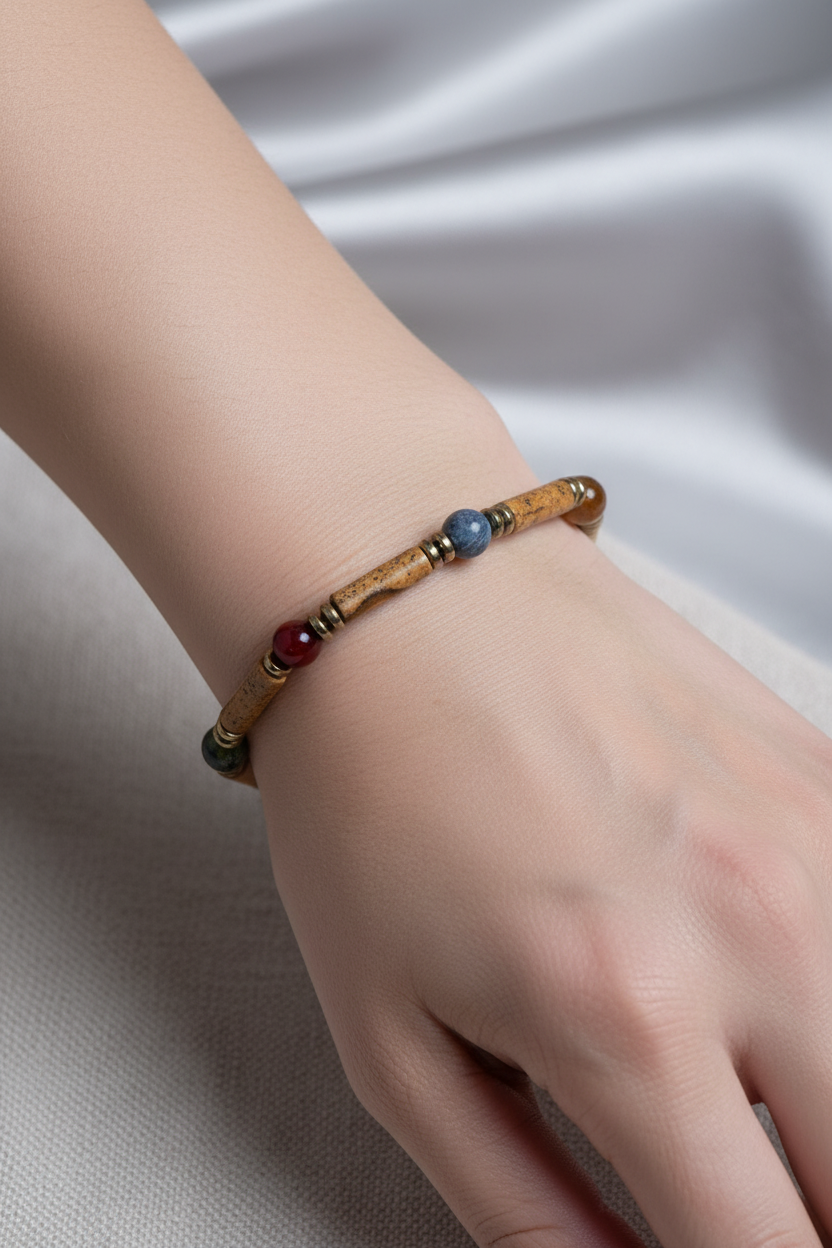 Laboratory Certified Capricorn Zodiac Natural Stone Bracelet