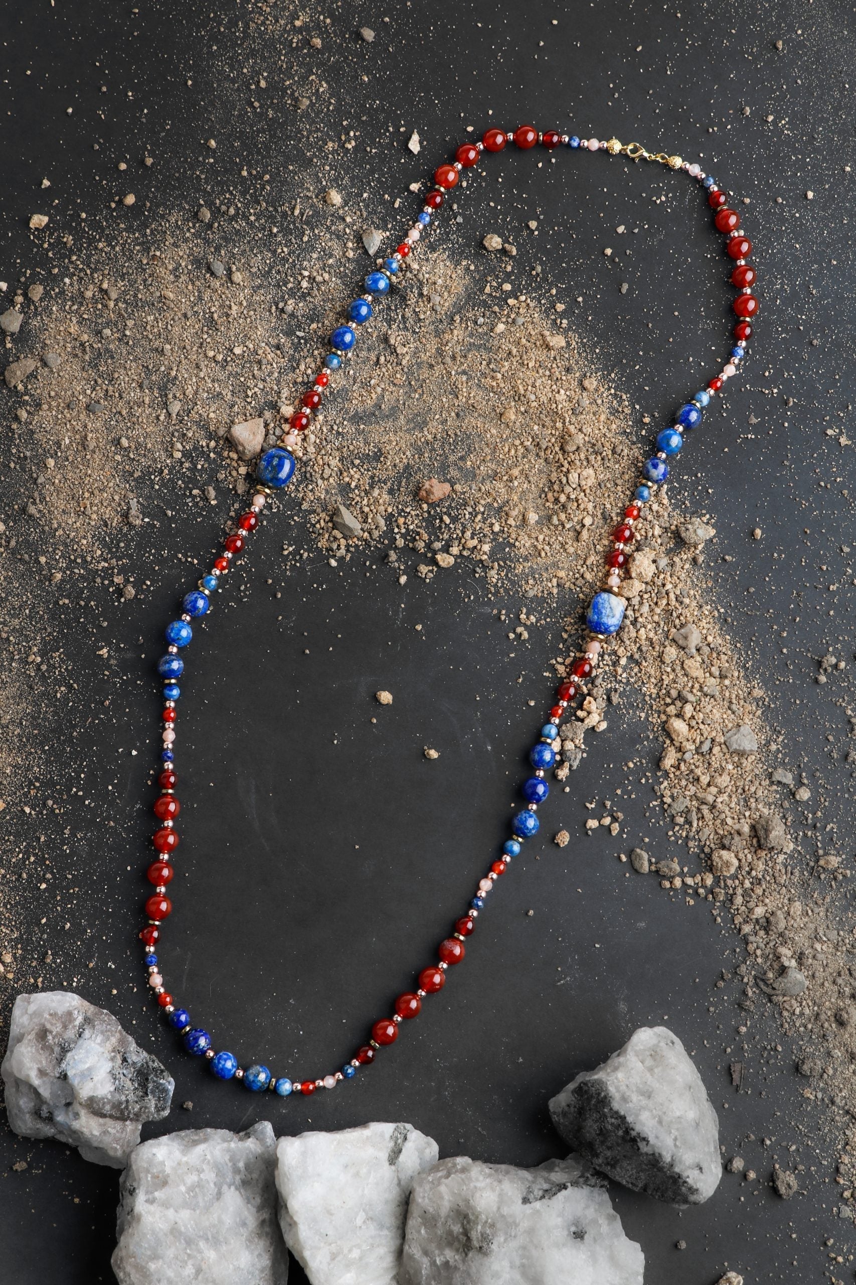 Zahira, Akik Lapis Güneş Taşı Doğal Taş Kolye