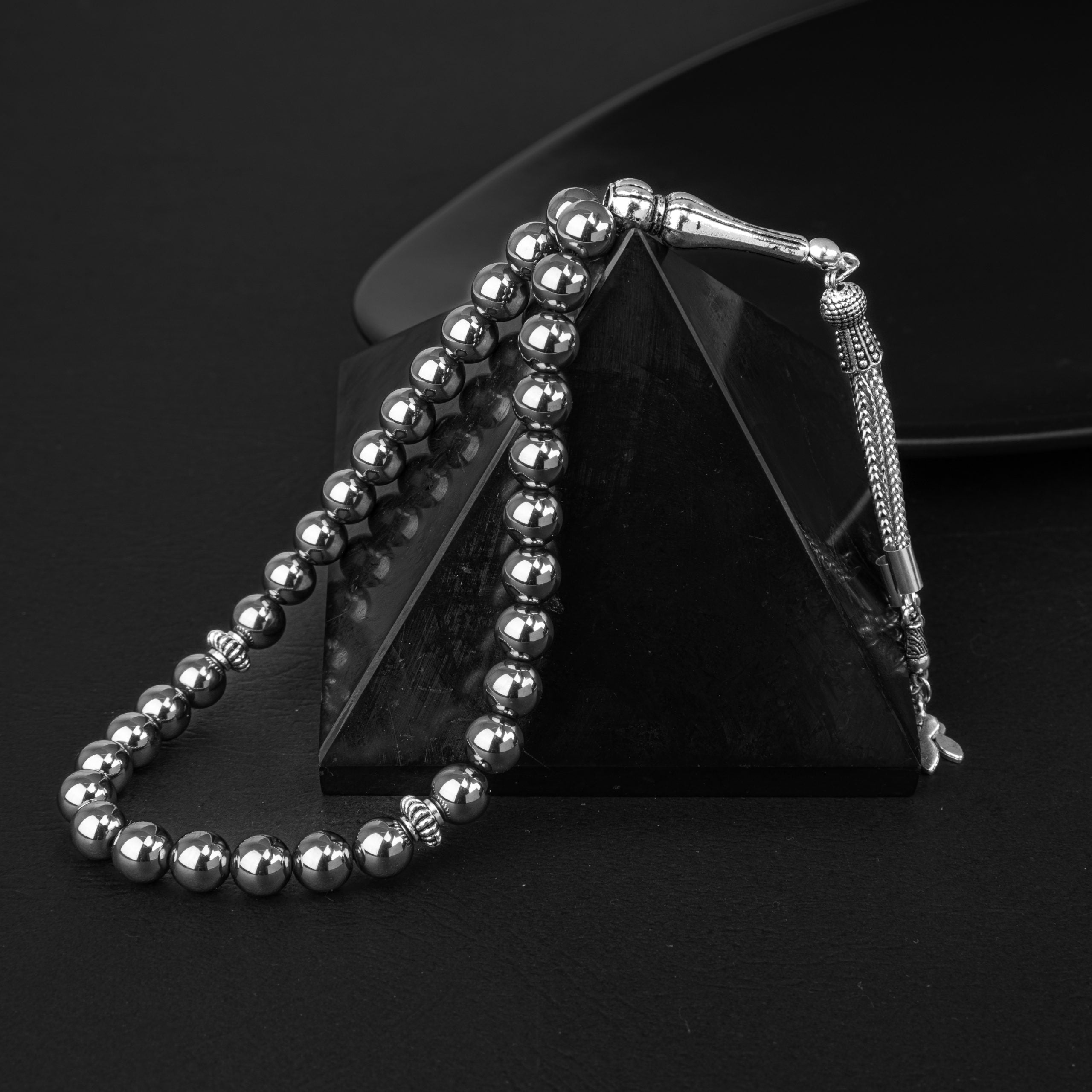 Trehartz Natural Gemstone Prayer Beads 33-Bead – 8mm Handcrafted