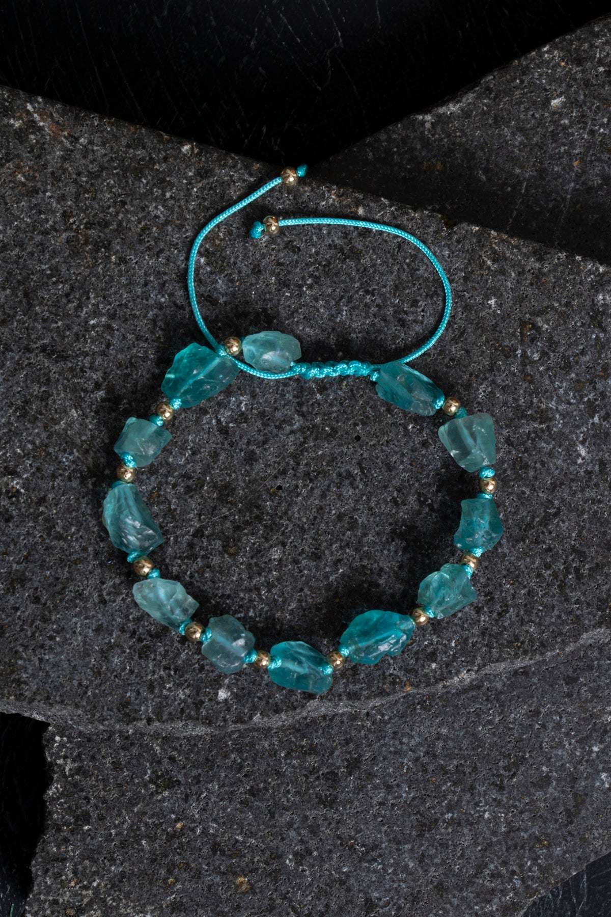 Laboratory Certified Apatite Natural Stone Bracelet