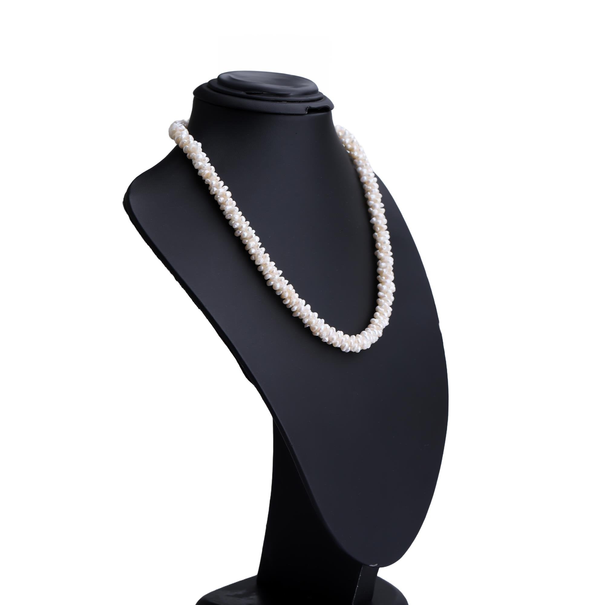 Laboratory Certified Burma Pearl 925 Sterling Silver Necklace