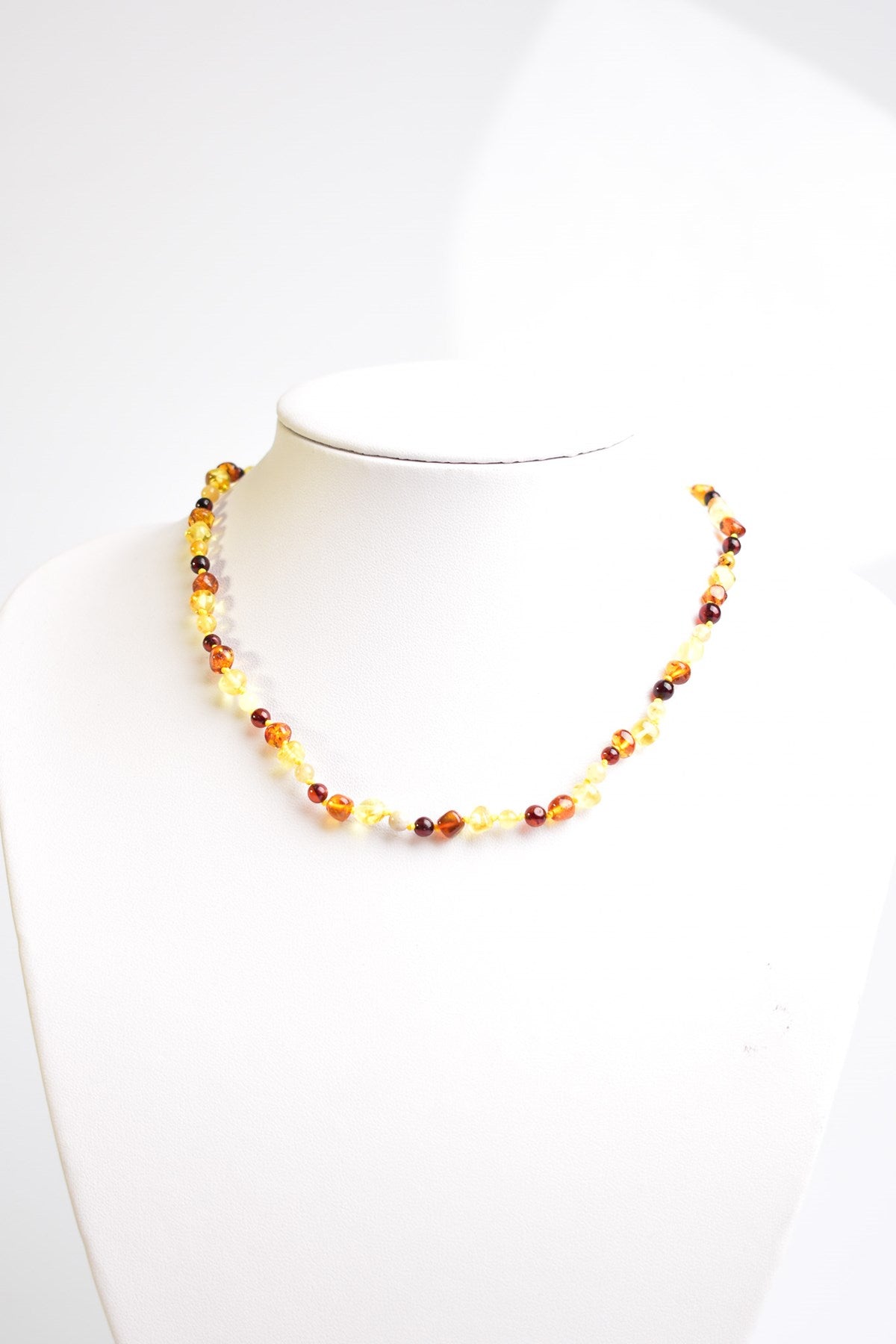 Laboratory Certified Natural Amber Baby Necklace & Bracelet Set