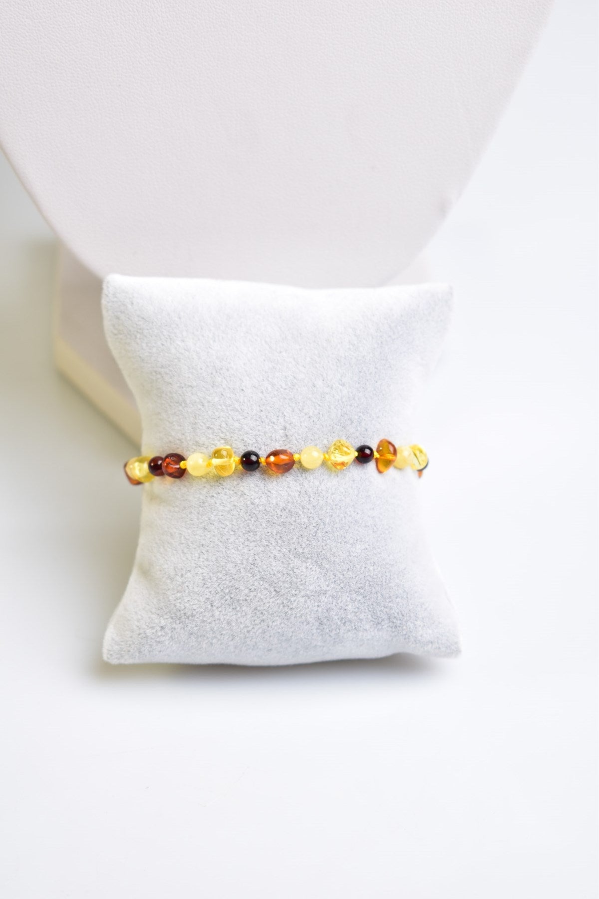 Laboratory Certified Natural Amber Baby Necklace & Bracelet Set