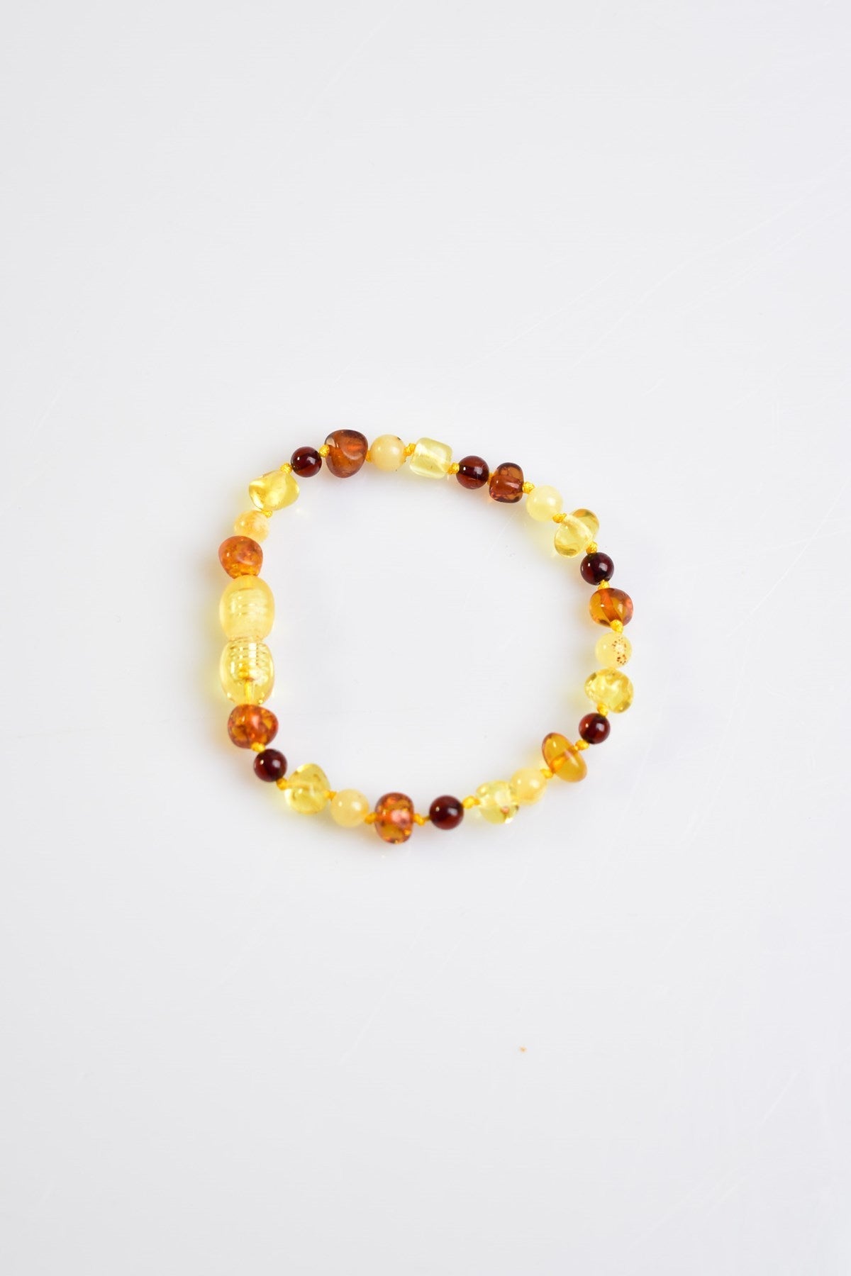 Laboratory Certified Natural Amber Baby Necklace & Bracelet Set
