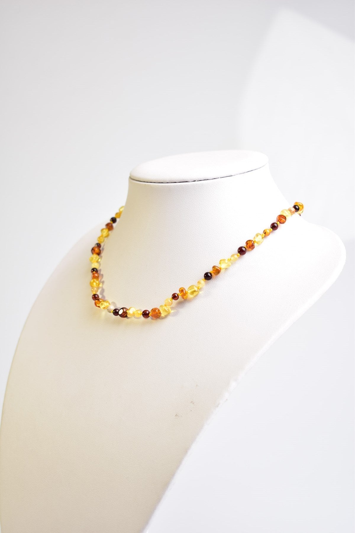 Laboratory Certified Natural Amber Baby Necklace & Bracelet Set