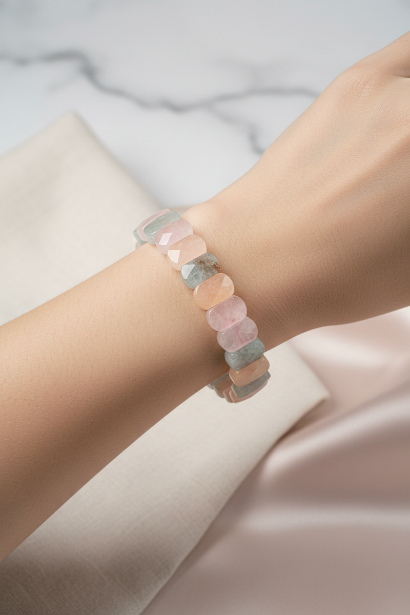 Laboratory Certified Heliodor (Helidor) Wide Cut Natural Gemstone Bracelet