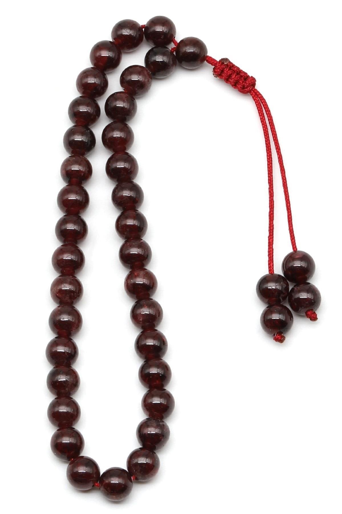 Laboratory Certified Garnet Natural Stone Bracelet & Prayer Beads 6 mm