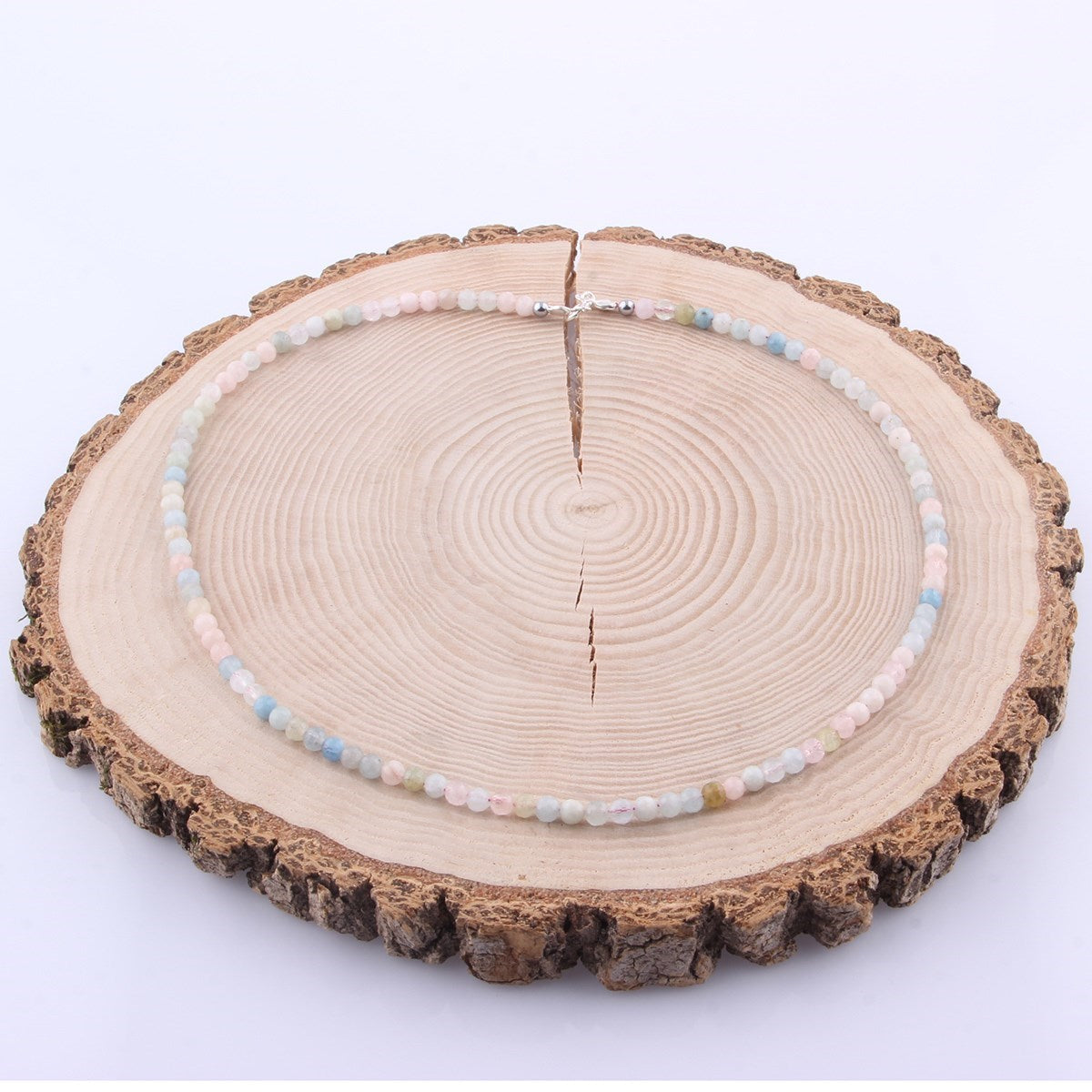 Laboratory Certified Heliodor Natural Stone Necklace 3 mm