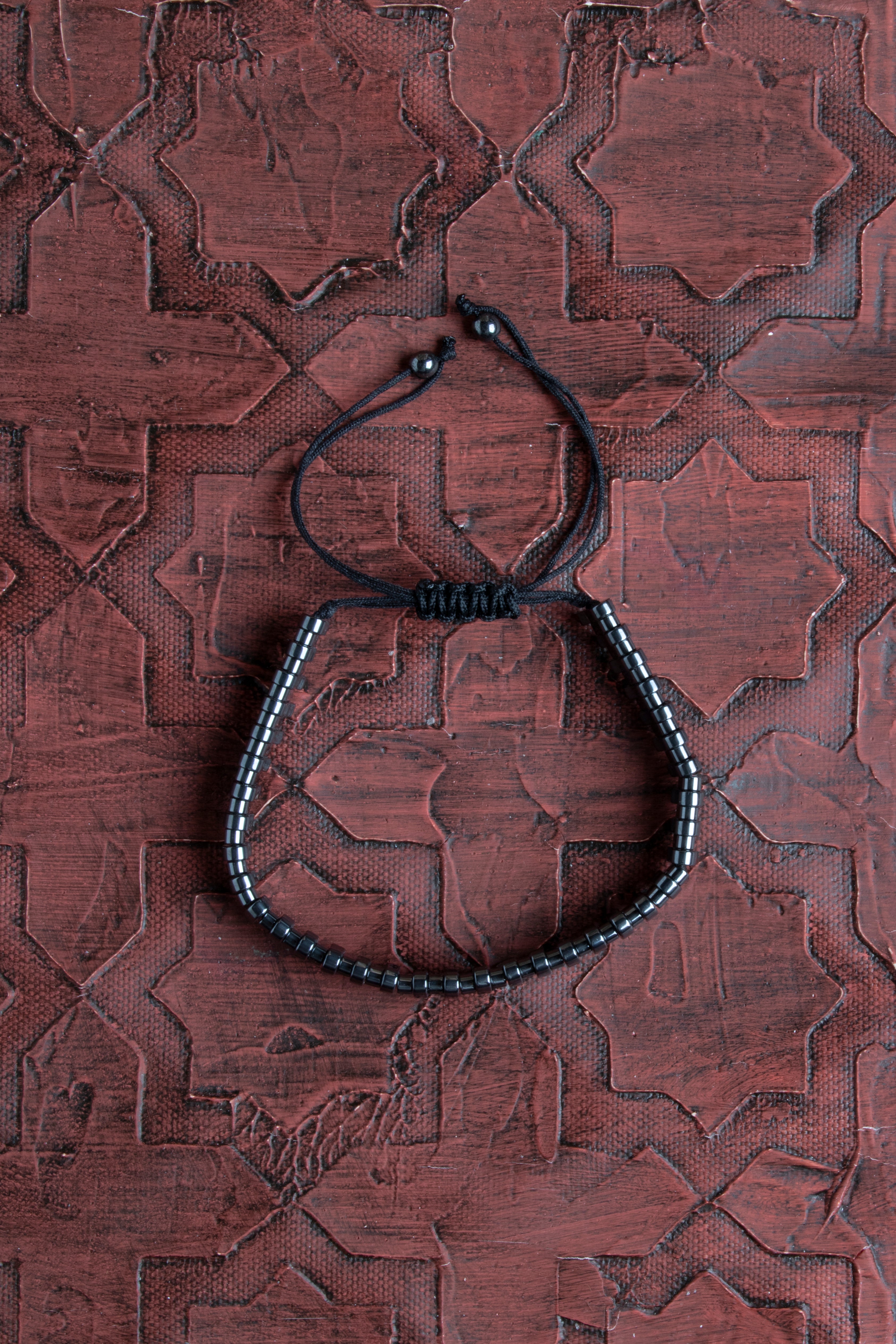 Laboratory Certified Hematite Natural Stone Bracelet