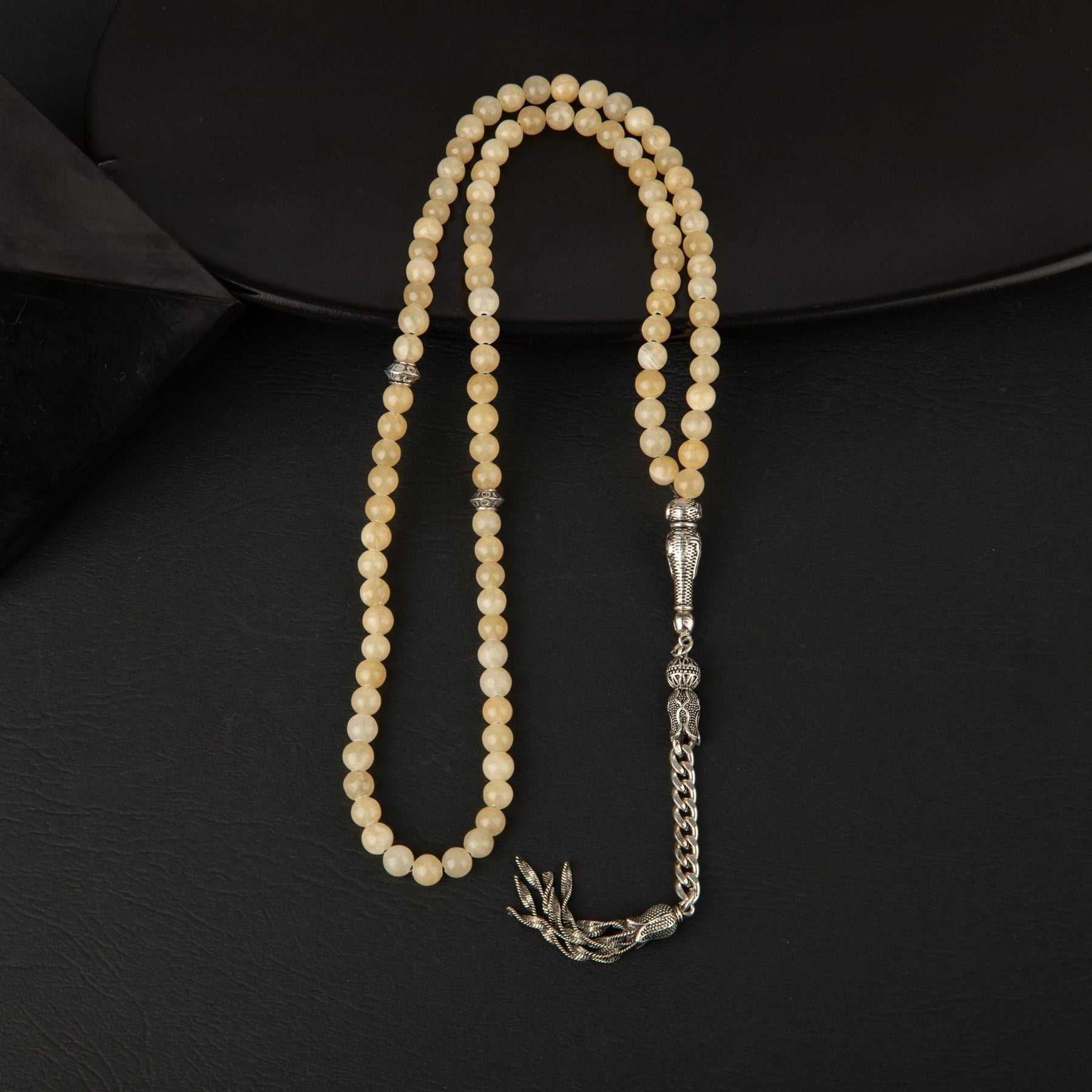 Calcite Natural Gemstone Prayer Beads 99-Bead – 6mm