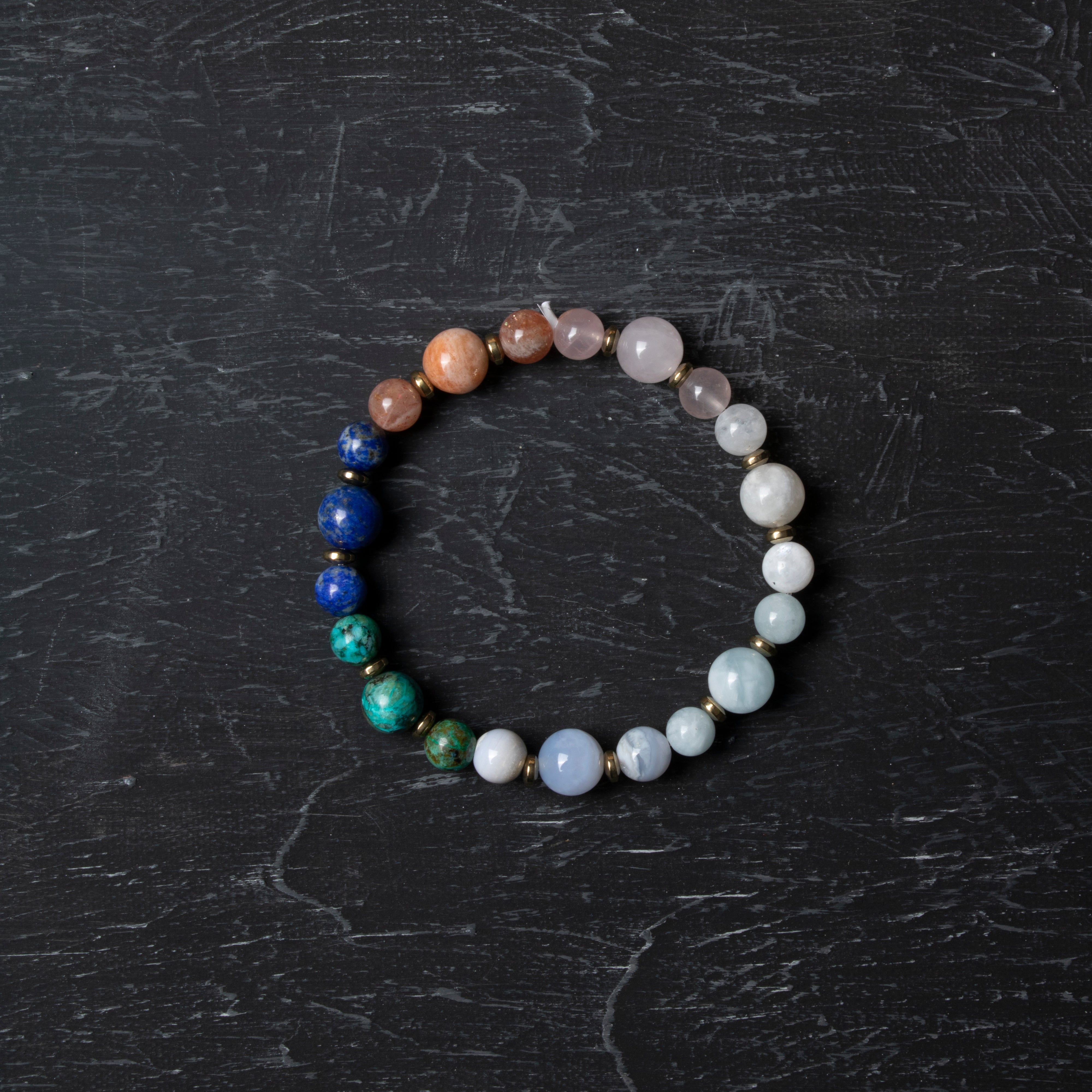 Osmanlı Doğal Taş Sertifikalı Terazi Burcu Doğal Taş Bileklik