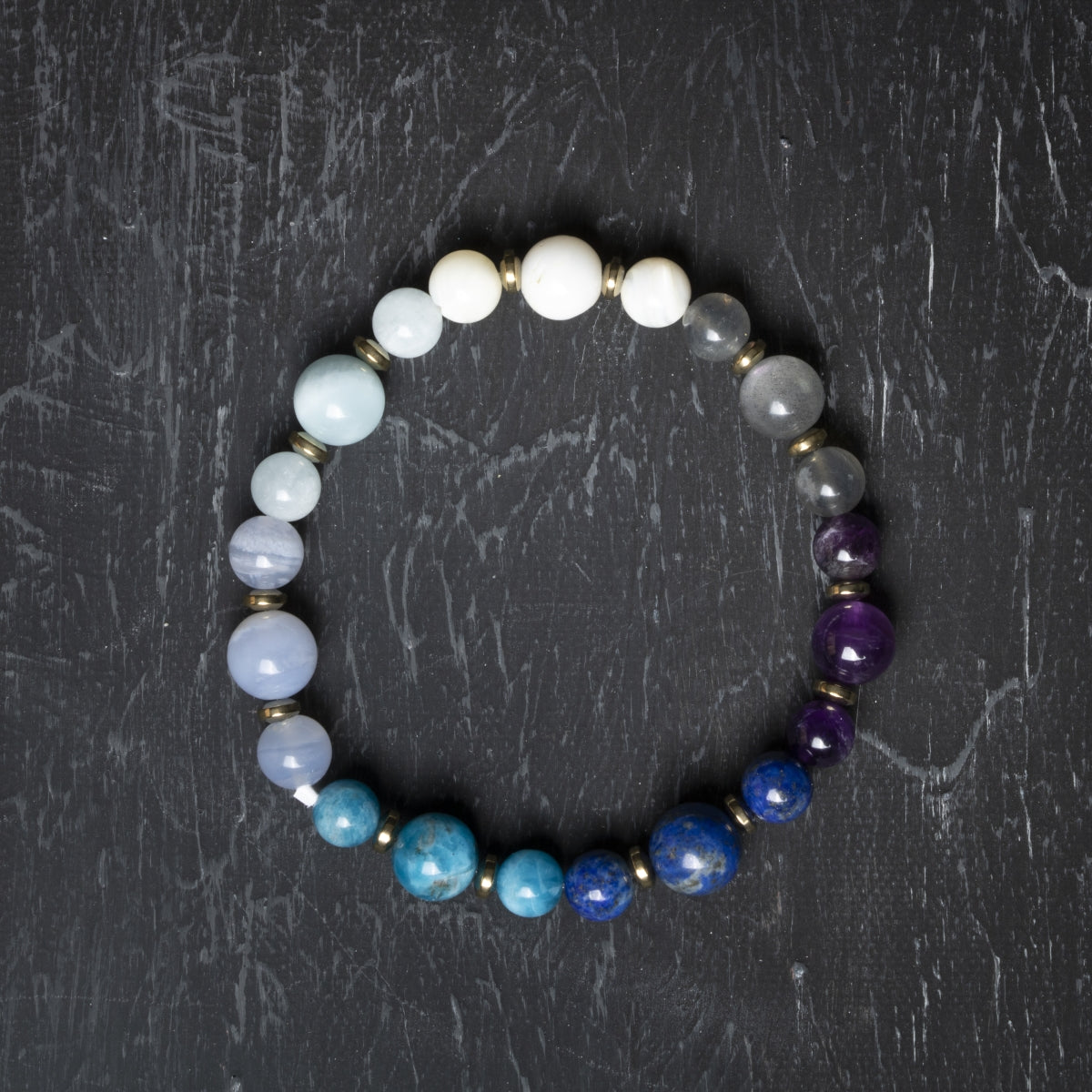 Laboratory Certified Sagittarius Zodiac Natural Stone Bracelet