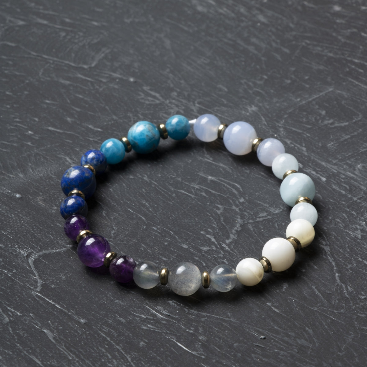 Laboratory Certified Sagittarius Zodiac Natural Stone Bracelet