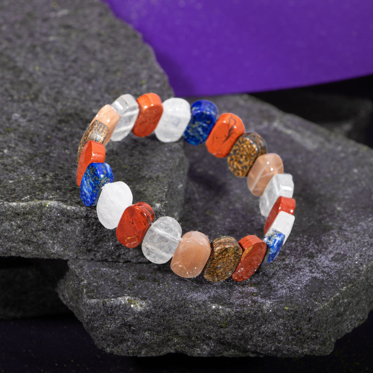 Laboratory Certified Sagittarius Zodiac Natural Stone Bracelet