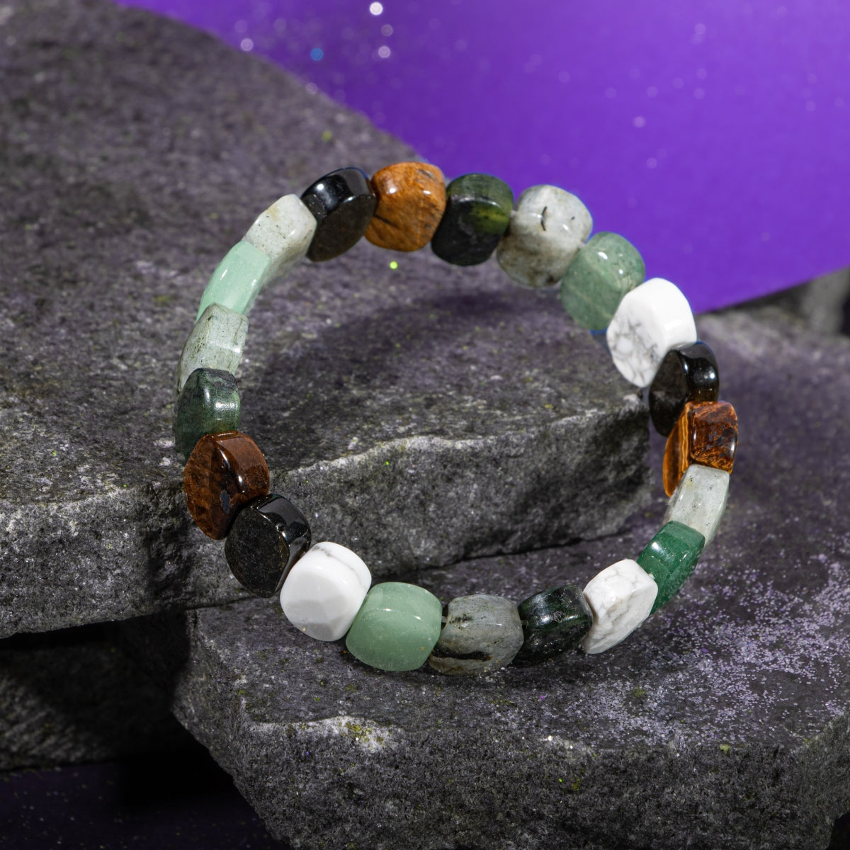 Laboratory Certified Cancer Zodiac Natural Stone Bracelet