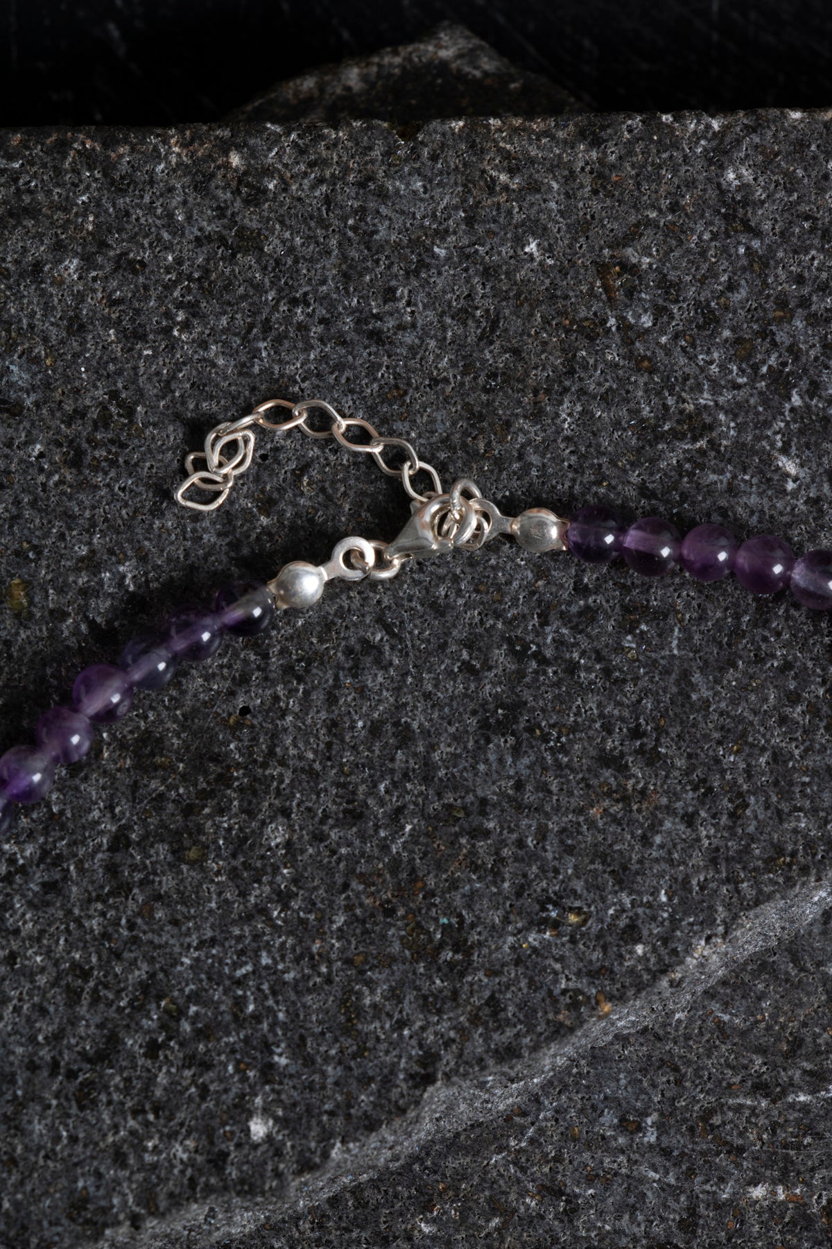 Sertifikalı Ametist Doğal Taş Kolye