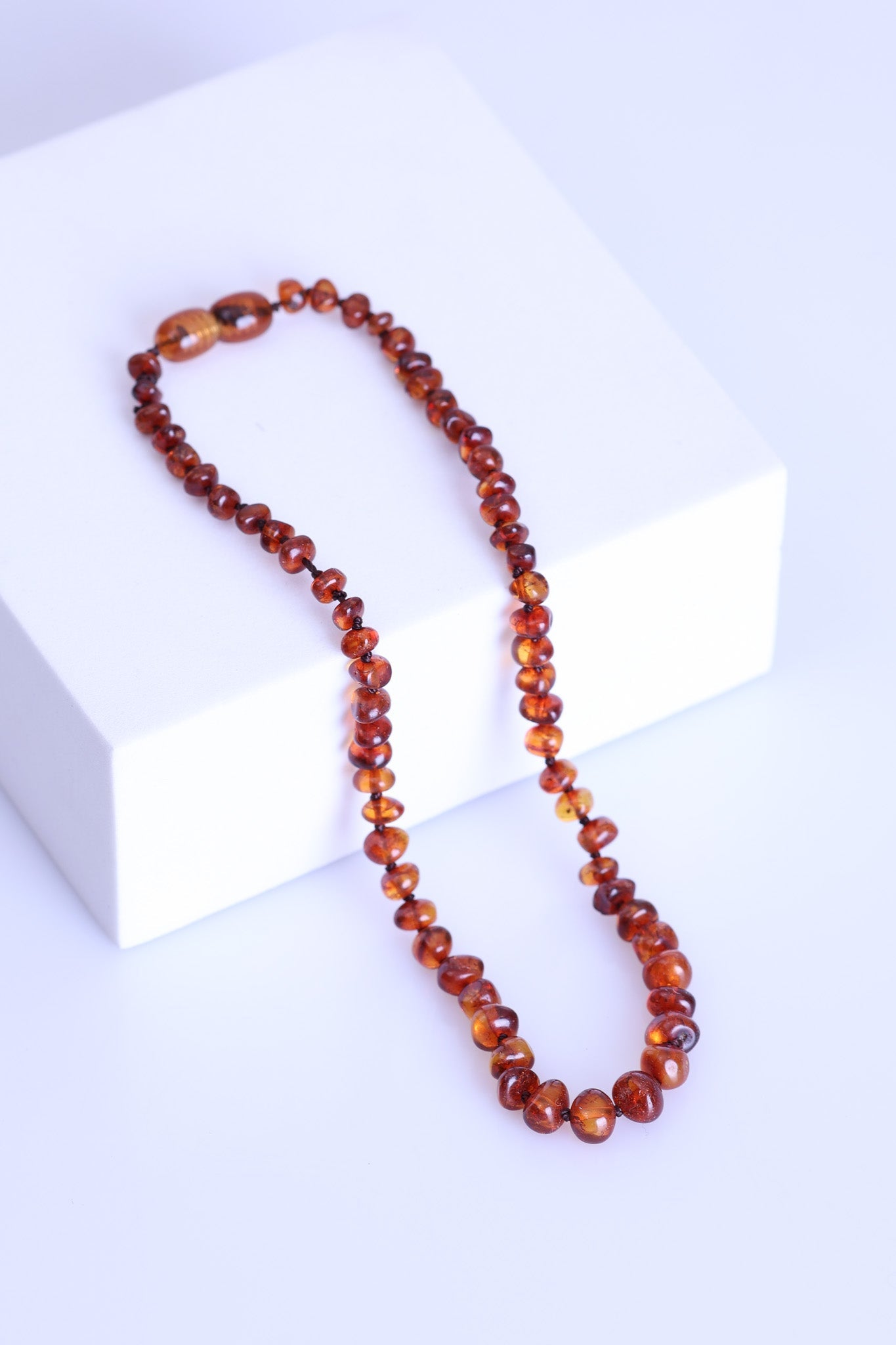 Laboratory Certified Natural Drop Amber Baby Necklace