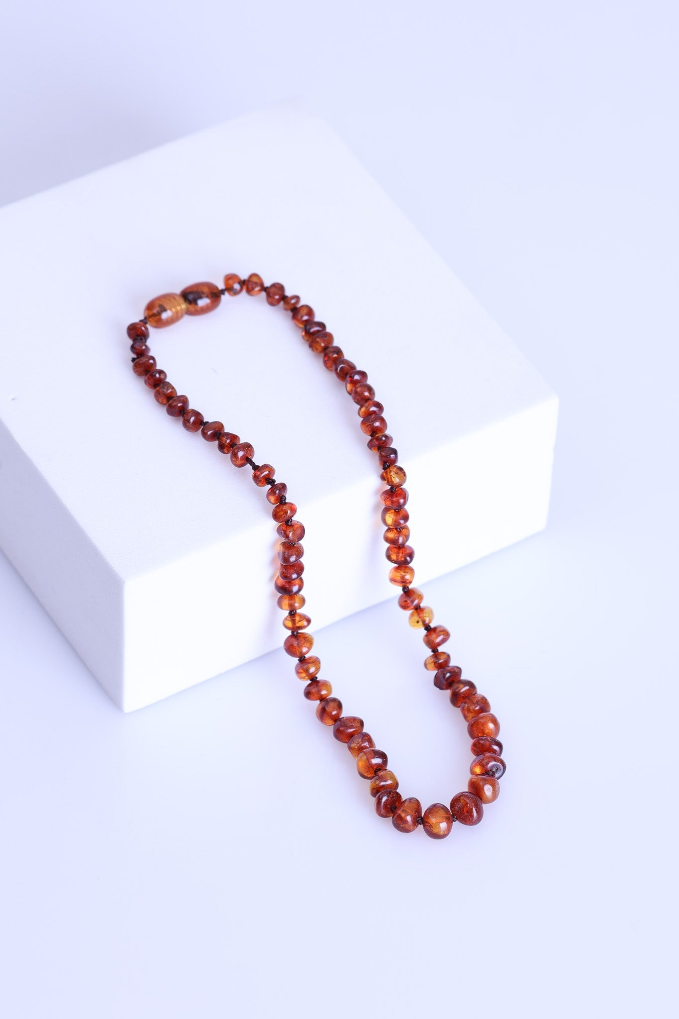 Laboratory Certified Natural Drop Amber Baby Necklace