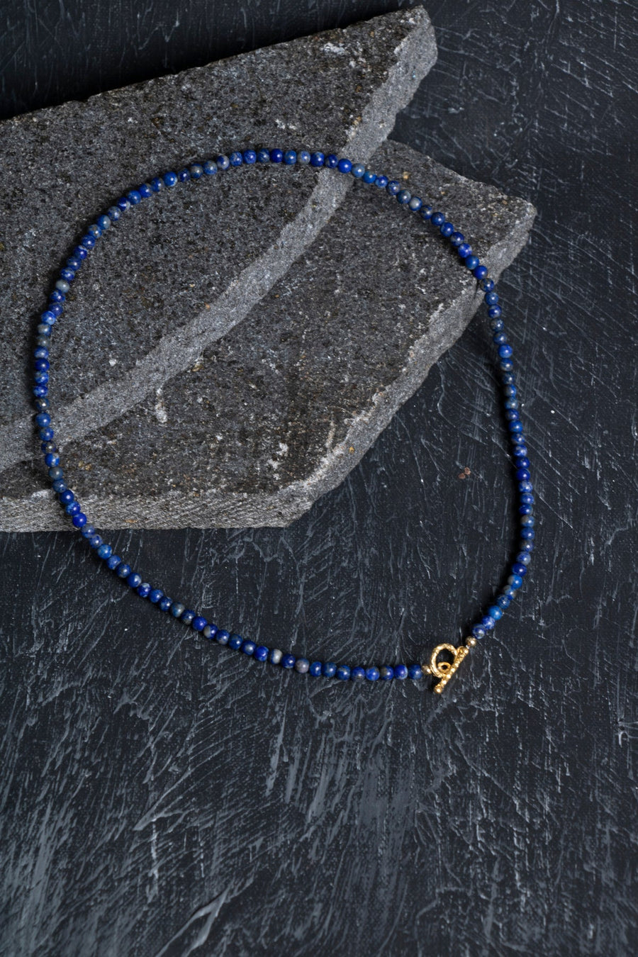 Laboratory Certified Lapis Lazuli Natural Stone Necklace – Silver Plated
