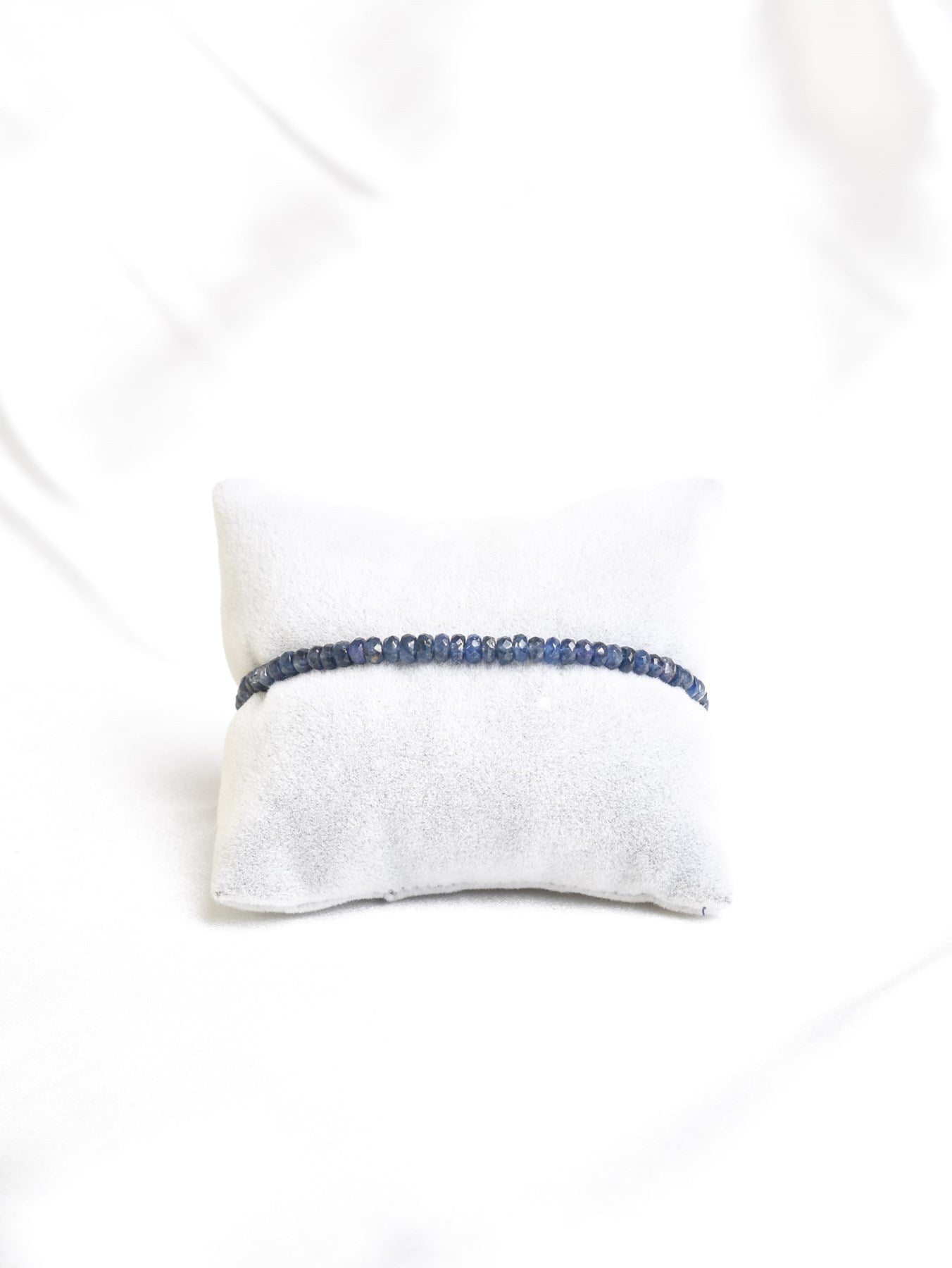 Laboratory Certified Natural Sapphire Stone Necklace & Bracelet Set 3–4 mm