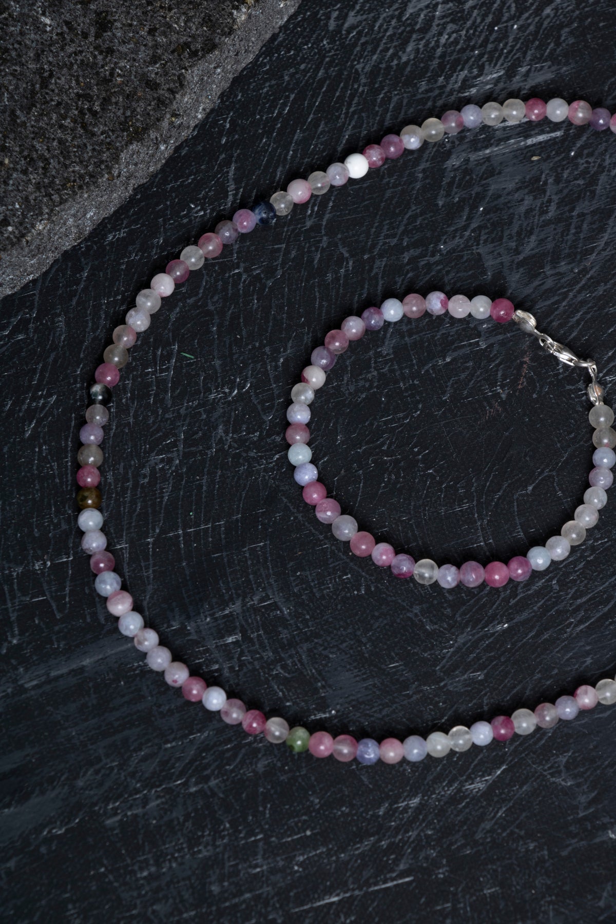 Sertifikalı Turmalin Doğal Taş Set