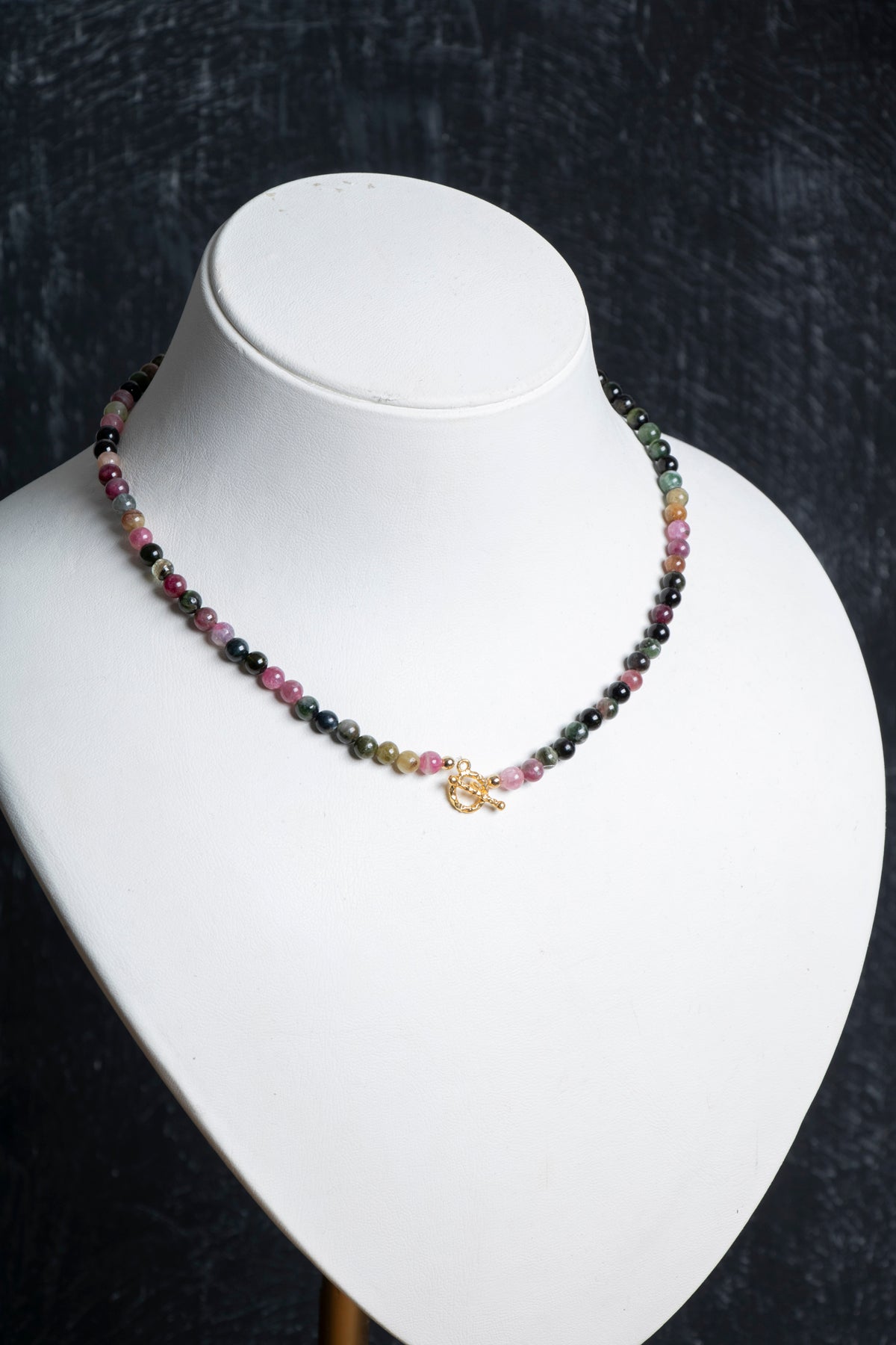 Sertifikalı Turmalin Gümüş Kapama Doğal Taş Kolye